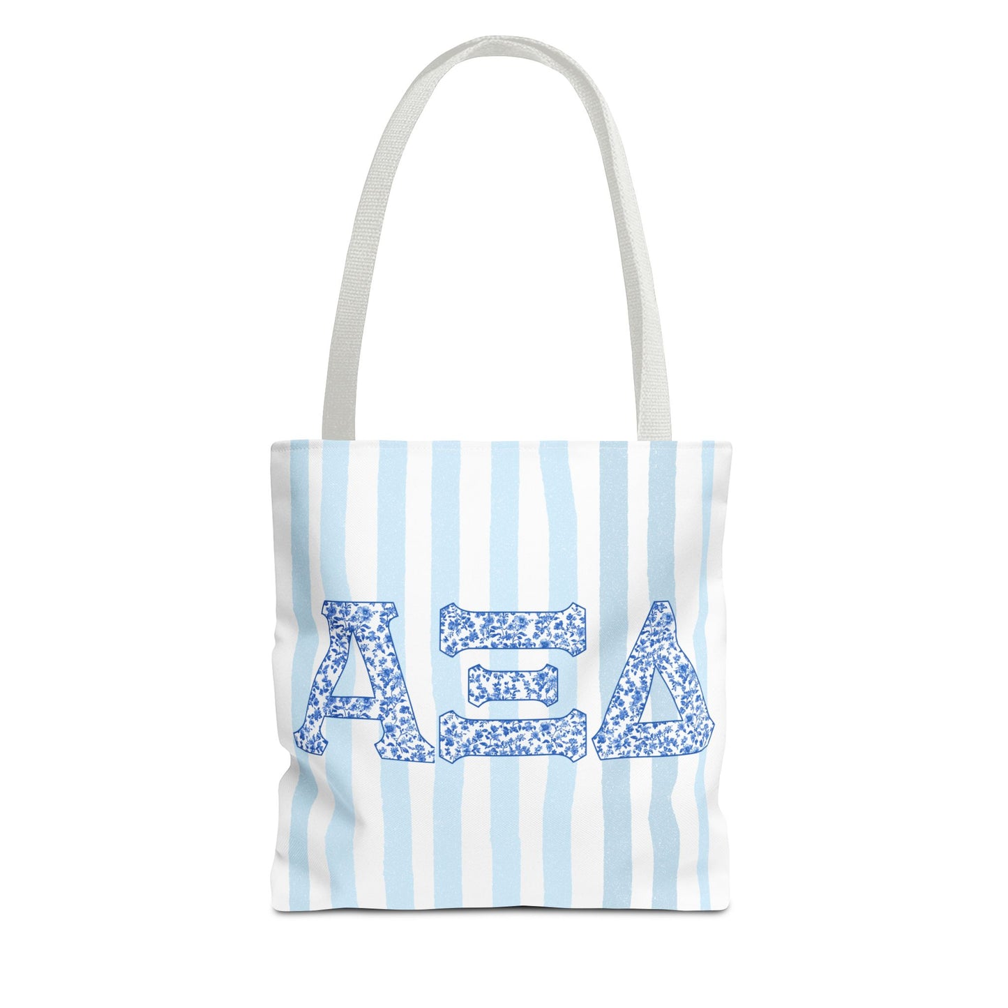 A Xi Style Gift | Floral Sorority Inspired Tote Bag | Greek Life Bag | Big Little Reveal | Cute Campus Tote, Cute Bid Day Bag