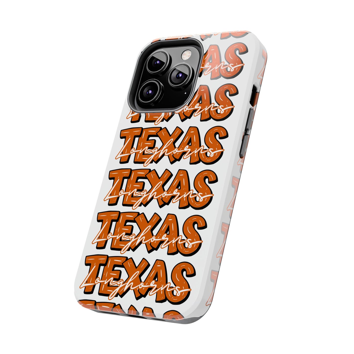 Texas Longhorn Tough Phone Case, Durable iPhone Cover for Texas Lovers, Unique Gift for Graduates, College Students, Southern Pride