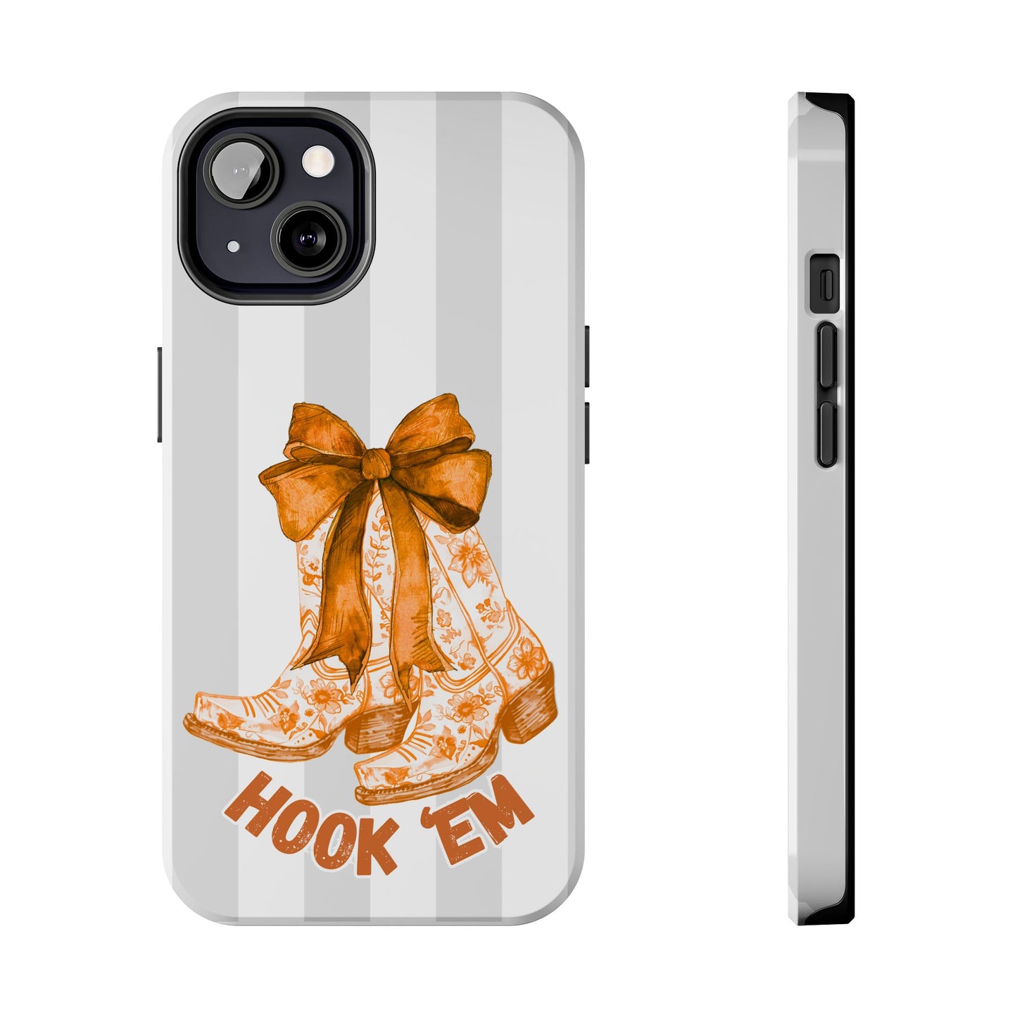 Texas Tough Phone Case, College Team Accessory, Longhorns, Graduation Gift, Student Gifts