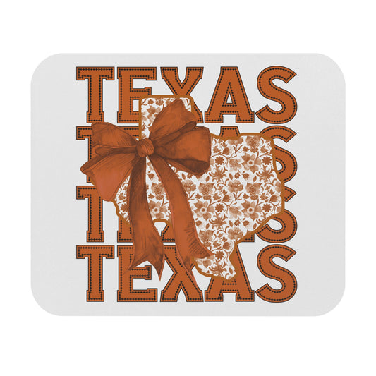 University of Texas Desk Rectangle Mouse Pad, Longhorn College Office Decor, Gaming Accessories, School Gift, UT Austin Desk Pad