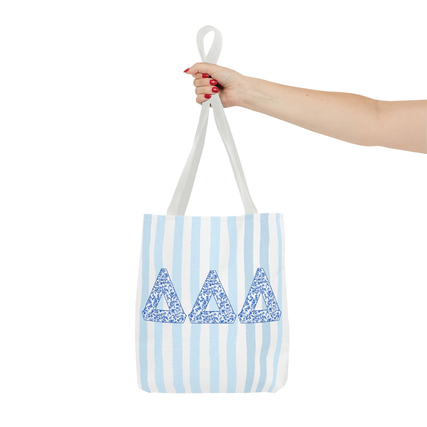 Delta Sorority Style Gift | Floral Sorority Inspired Tote Bag |  Greek Life Bag | Big Little Reveal | Cute Campus Tote, Cute Bid Day Bag