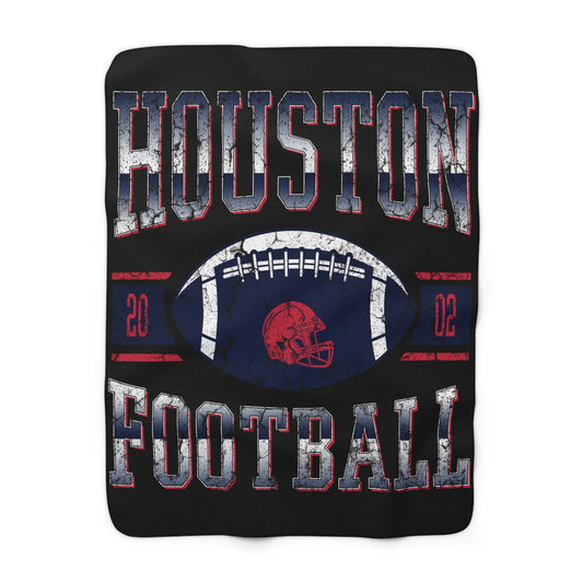 Houston Texans Sherpa Fleece Blanket, Cozy Throw for Home, Gift for Texas Fans, Houston Texans Blanket, Game Day Accessory