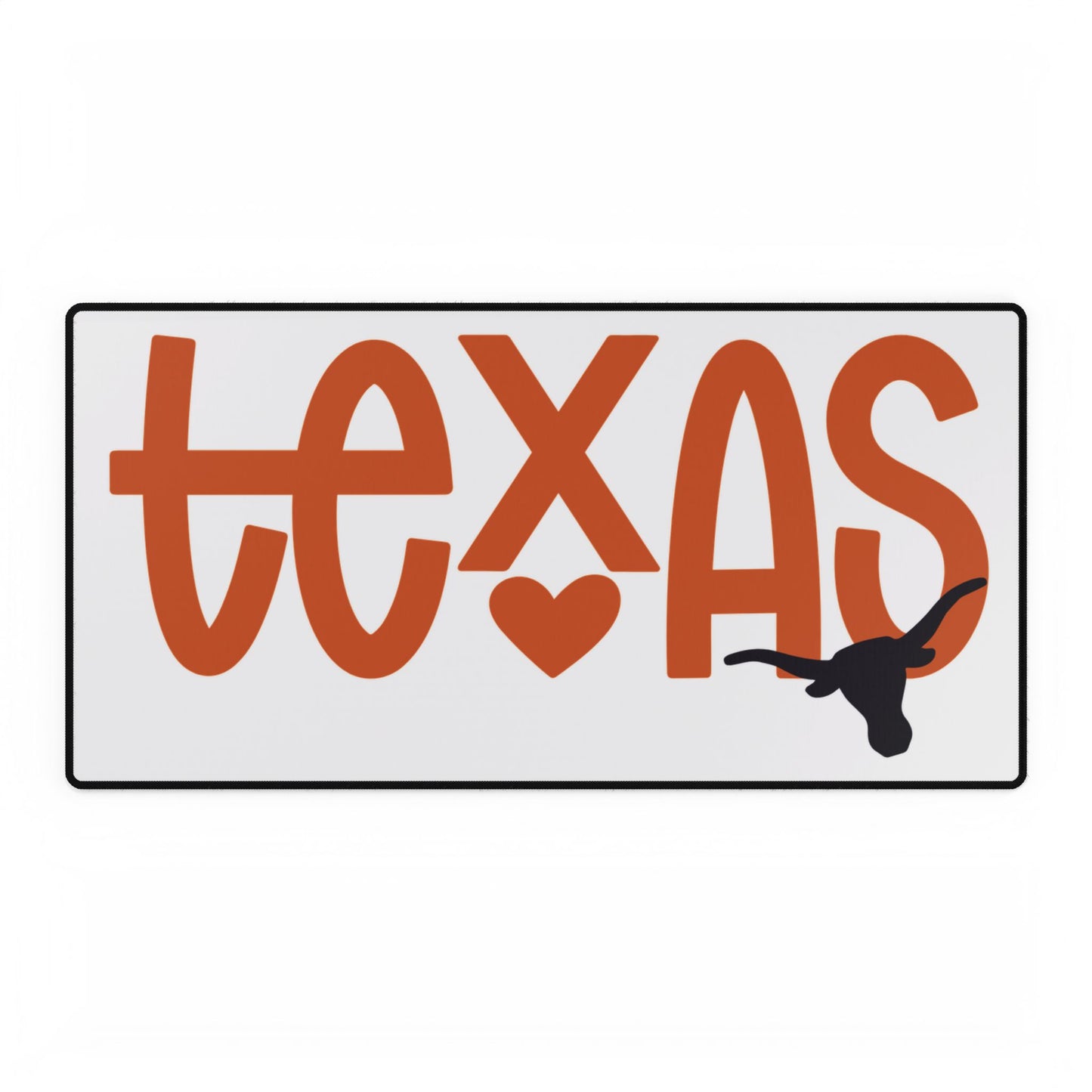 University of Texas Themed Desk Mat - Personalized Workspace Decor, Office Accessories, Gifts for Students, Home Office, Unique Desk Pads
