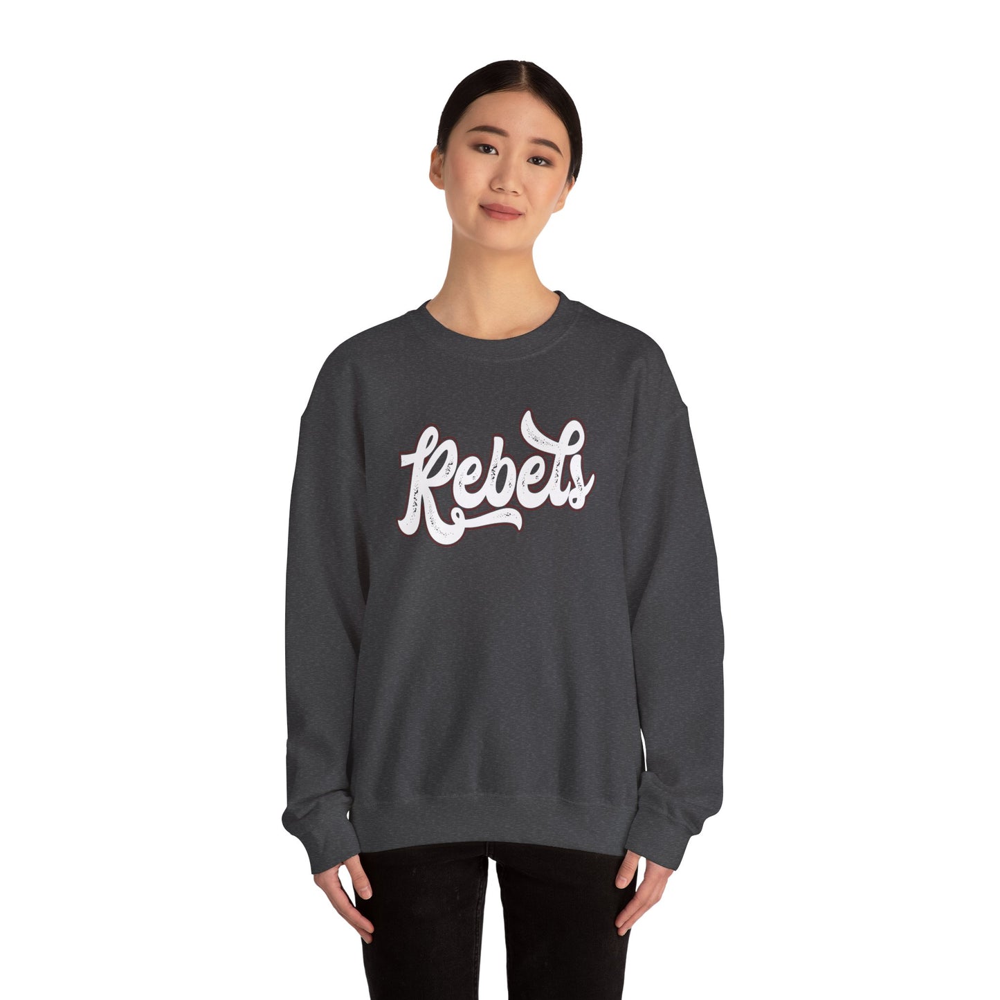 Ole Miss Rebels Retro Crewneck Sweatshirt | University of Mississippi Game Day Sweatshirt | Vintage College Apparel