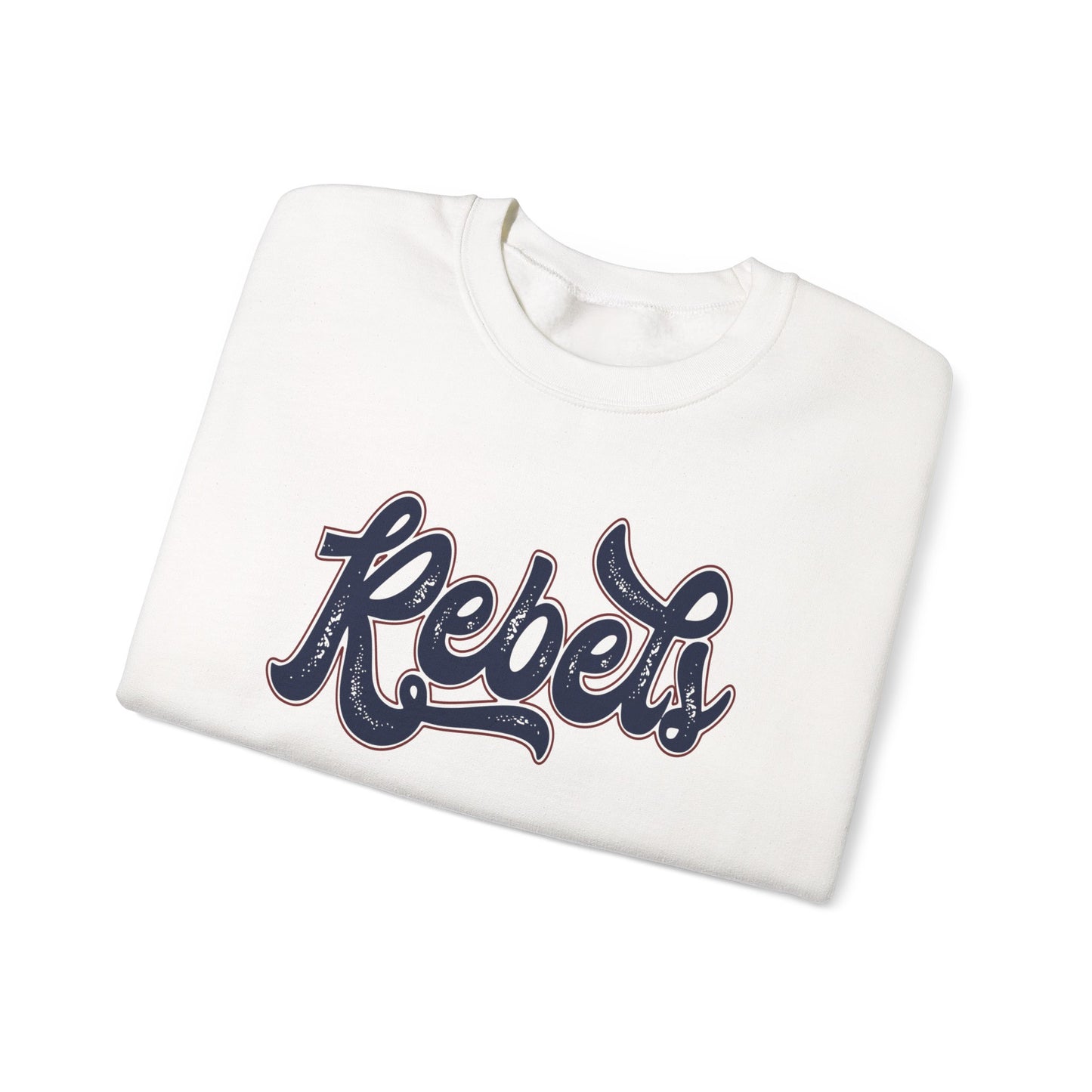 Ole Miss Rebels Retro Crewneck Sweatshirt | University of Mississippi Game Day Sweatshirt | Vintage College Apparel
