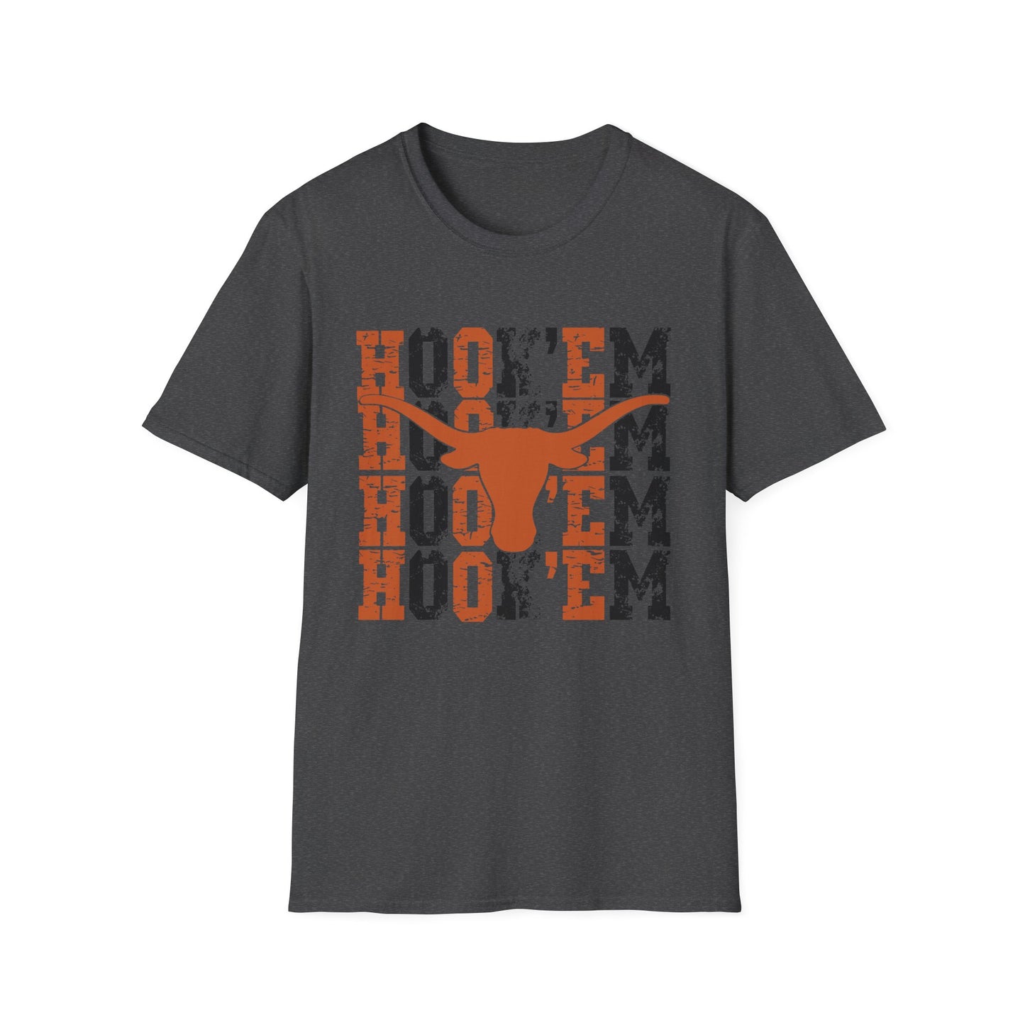 Game Day Spirit Shirt | Burnt Orange & White Football Tee | Texas Pride Graphic Tee | Southern Tailgate Shirt | Texas Tee