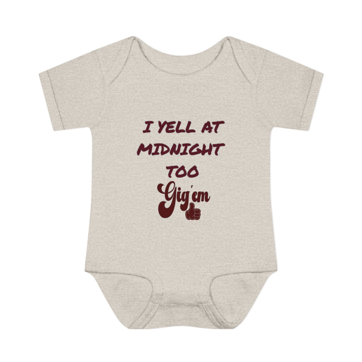 I Yell at Midnight Too Aggies Baby Onesie, Midnight Yeller Baby, Funny Baby Gift, Newborn Outfit, Baby Shower Present, Aggies