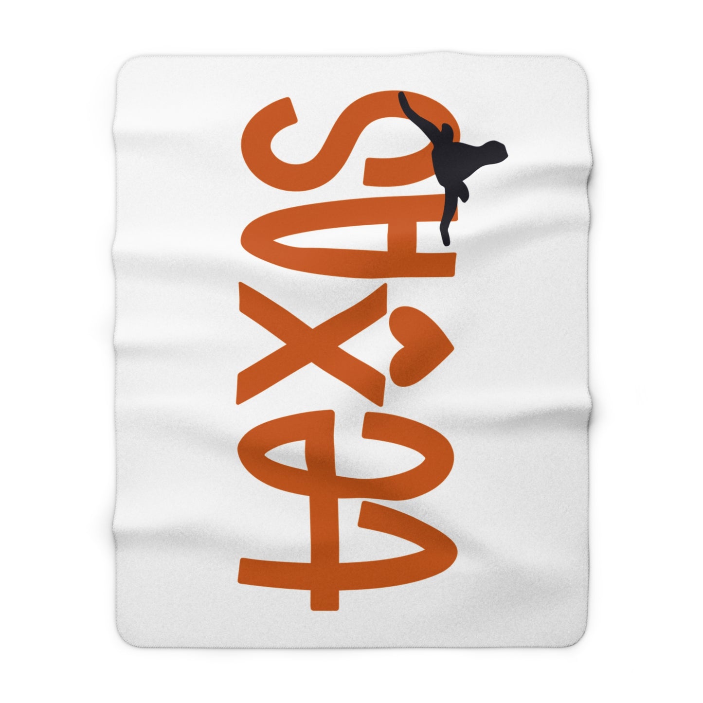 Texas Inspired Sherpa Throw | Soft Cozy Blanket | Home State Gift | Student Gift