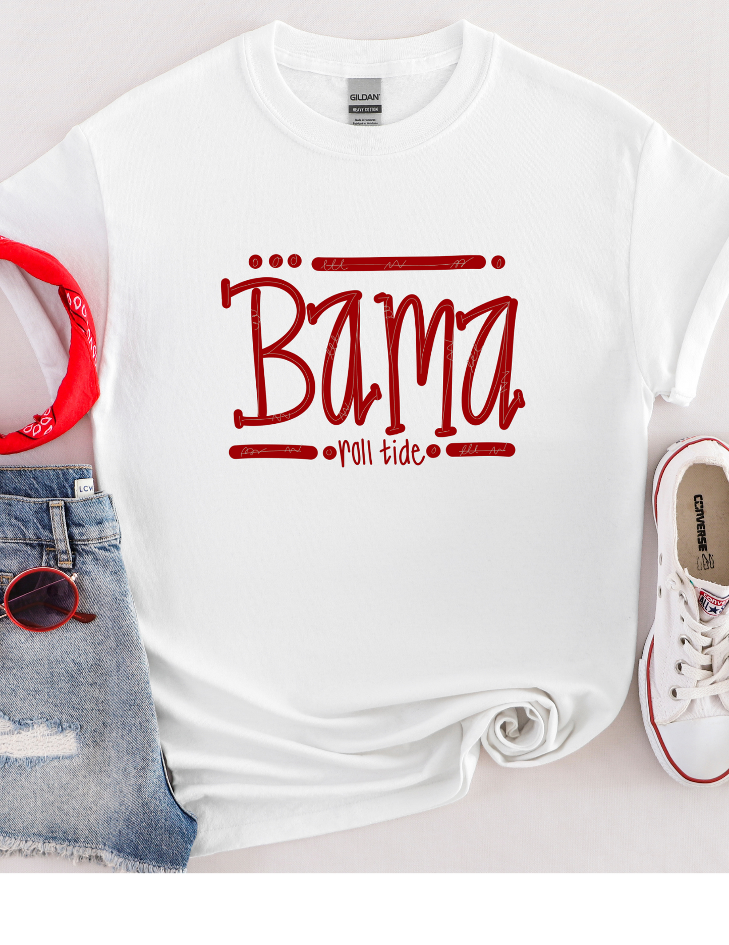 Bama Tee | Southern Game Day Shirt | Cute Alabama Football Spirit Shirt | Unisex Gildan Softstyle | Game Day Gear | Graduation Gift