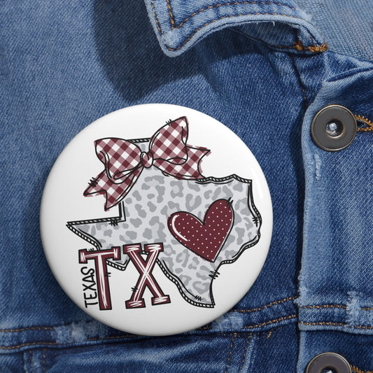 Aggies Texas Love Game Day Pin | Aggie Game Day Accessory | Aggie Game Day Pin | Aggie Spirit Wear, Game Day Pin