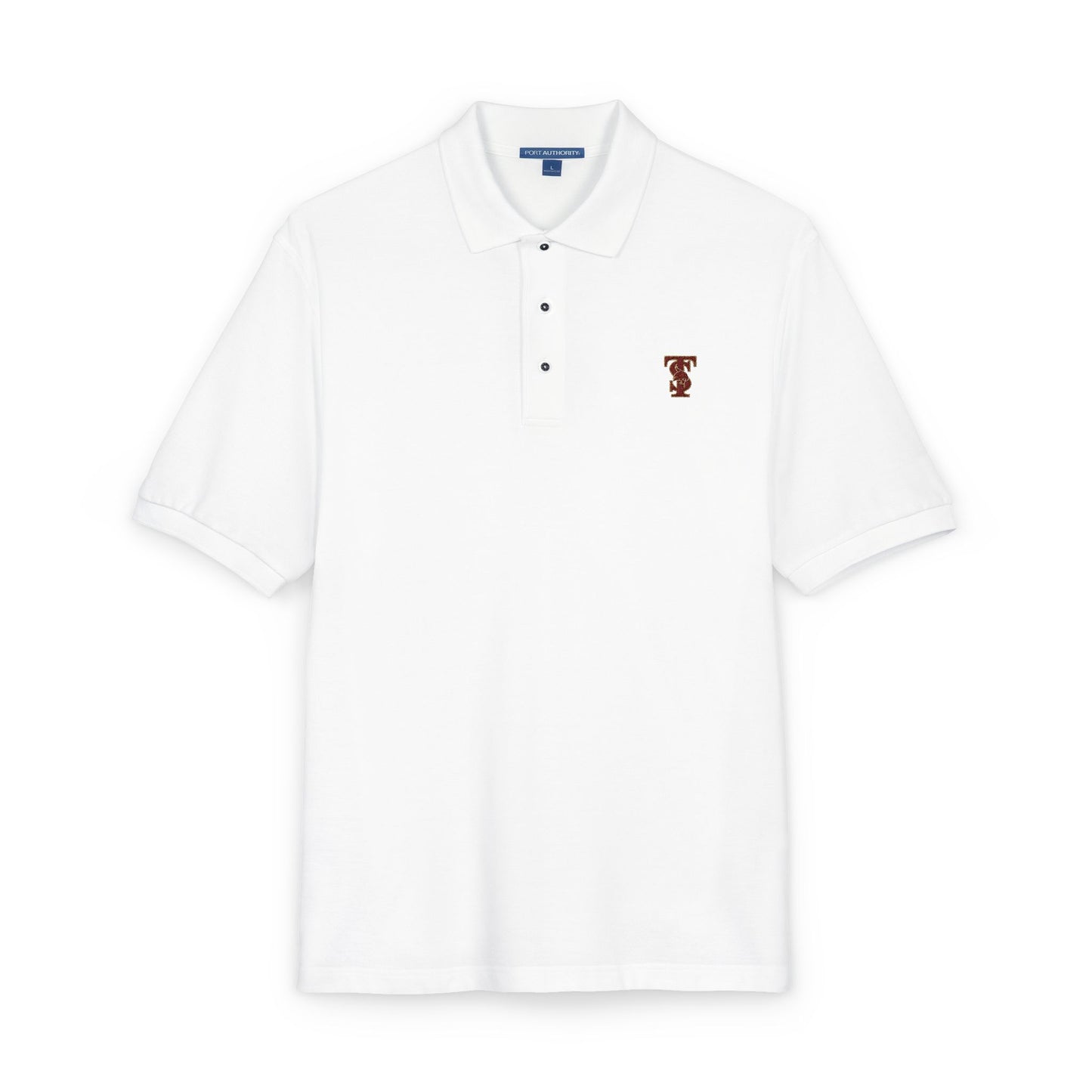 Texas State University Embroidered  Unisex Polo Shirt, Texas College Apparel, Long Sleeve Polo, College Gift, University Clothing