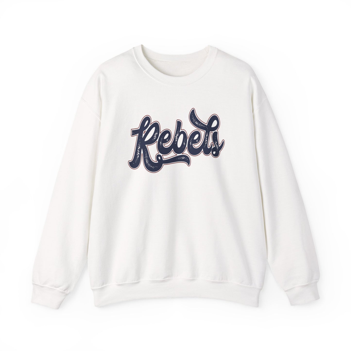 Ole Miss Rebels Retro Crewneck Sweatshirt | University of Mississippi Game Day Sweatshirt | Vintage College Apparel