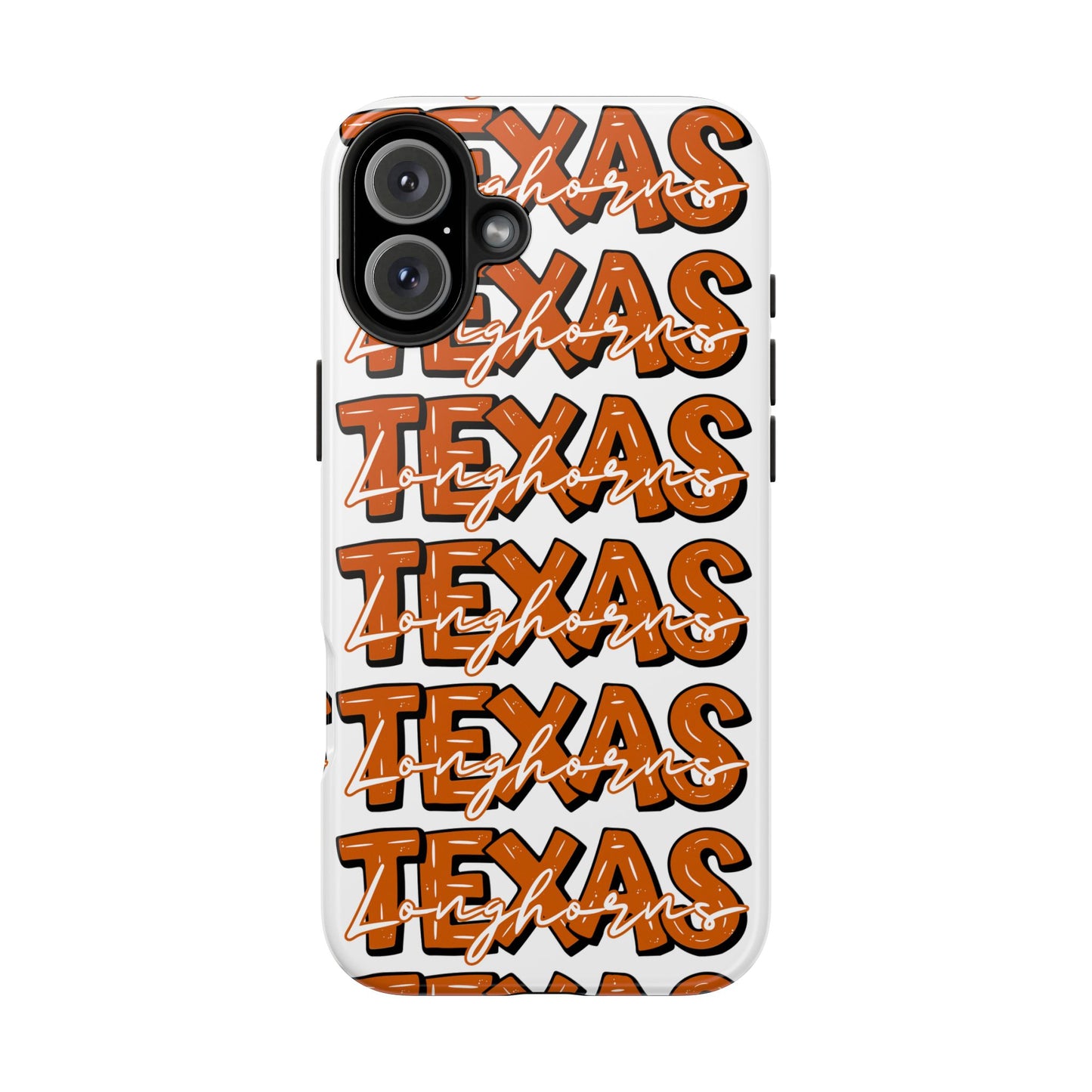 Texas Longhorn Tough Phone Case, Durable iPhone Cover for Texas Lovers, Unique Gift for Graduates, College Students, Southern Pride