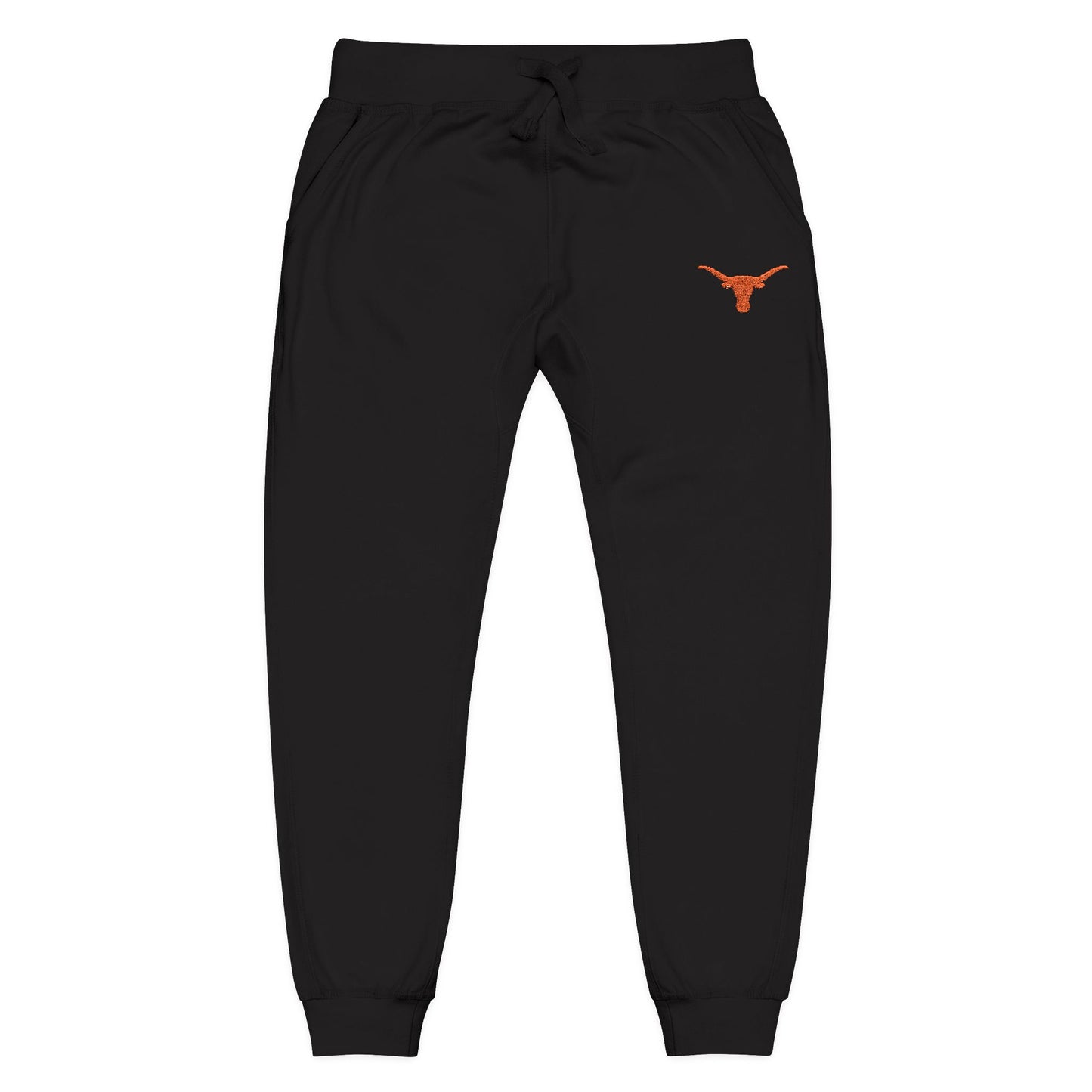 Hook Em Horns Sweatpants | Texas Longhorn Embroidered Fleece Joggers | University of Texas Apparel | UT Gift Idea, Game Day Outfit