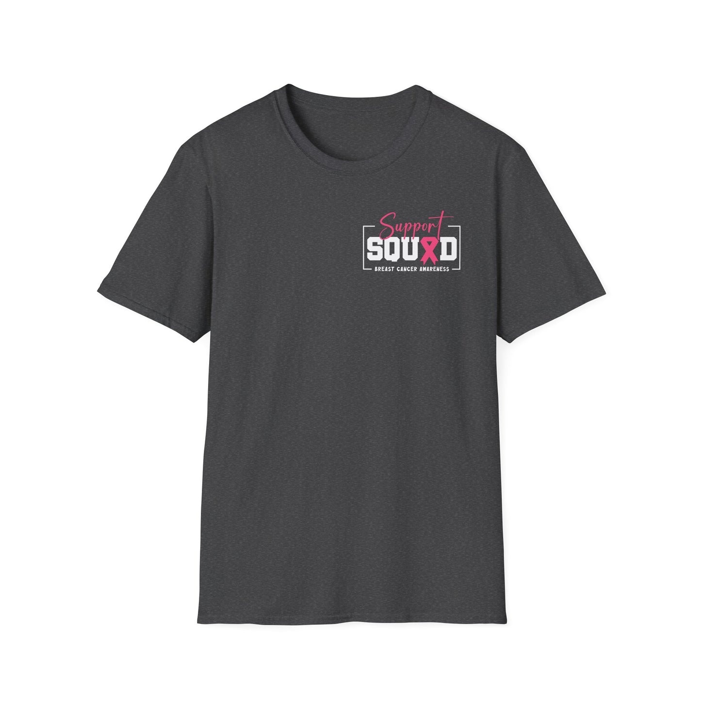 Breast Cancer Awareness, Breast Cancer, Faith, Hope Cure Inspired Softstyle T-Shirt, Cancer Awareness Shirt, Support Squad