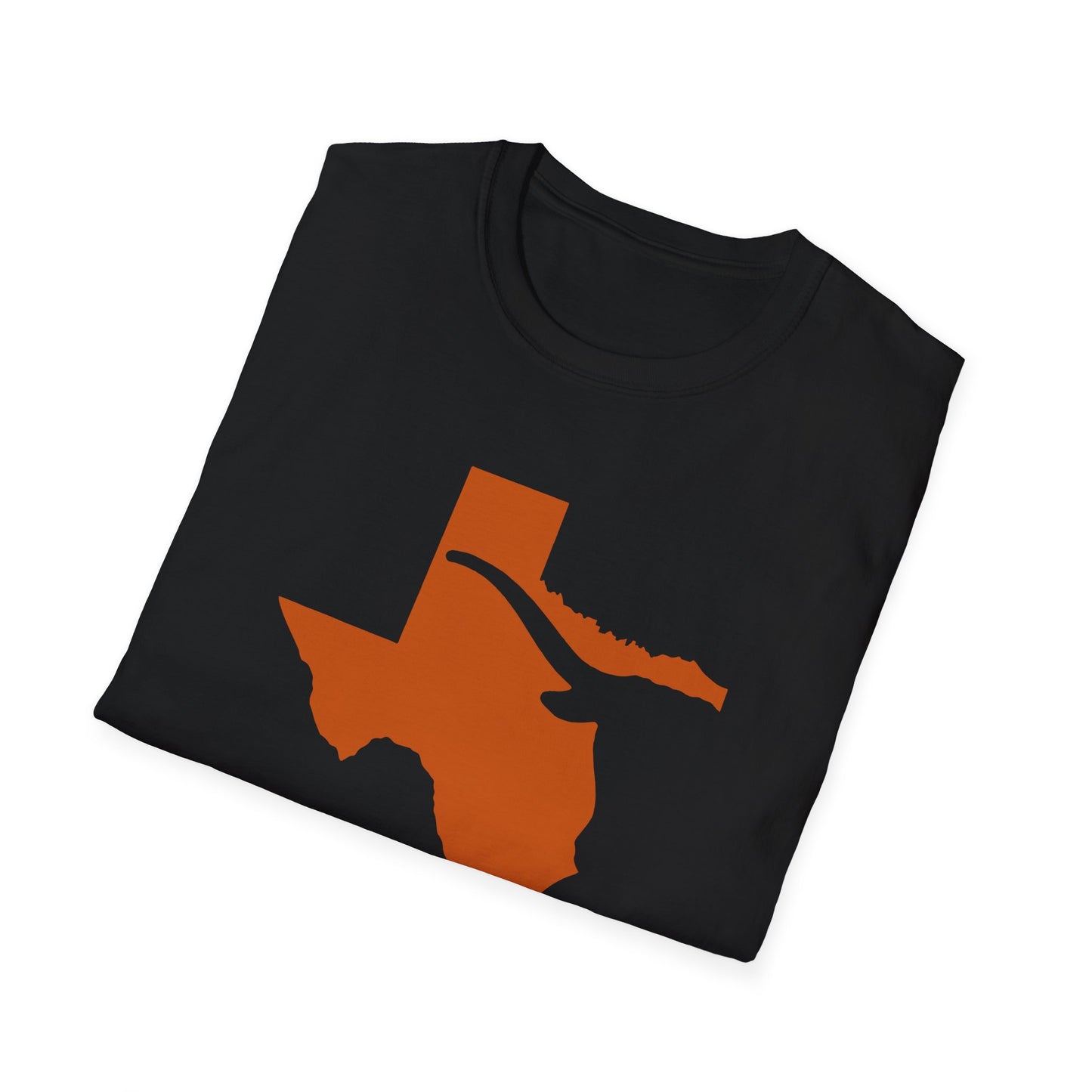 Texas Pride Tee | Burnt Orange State Outline Shirt | Southern Spirit Unisex Softstyle | Graduation Gift