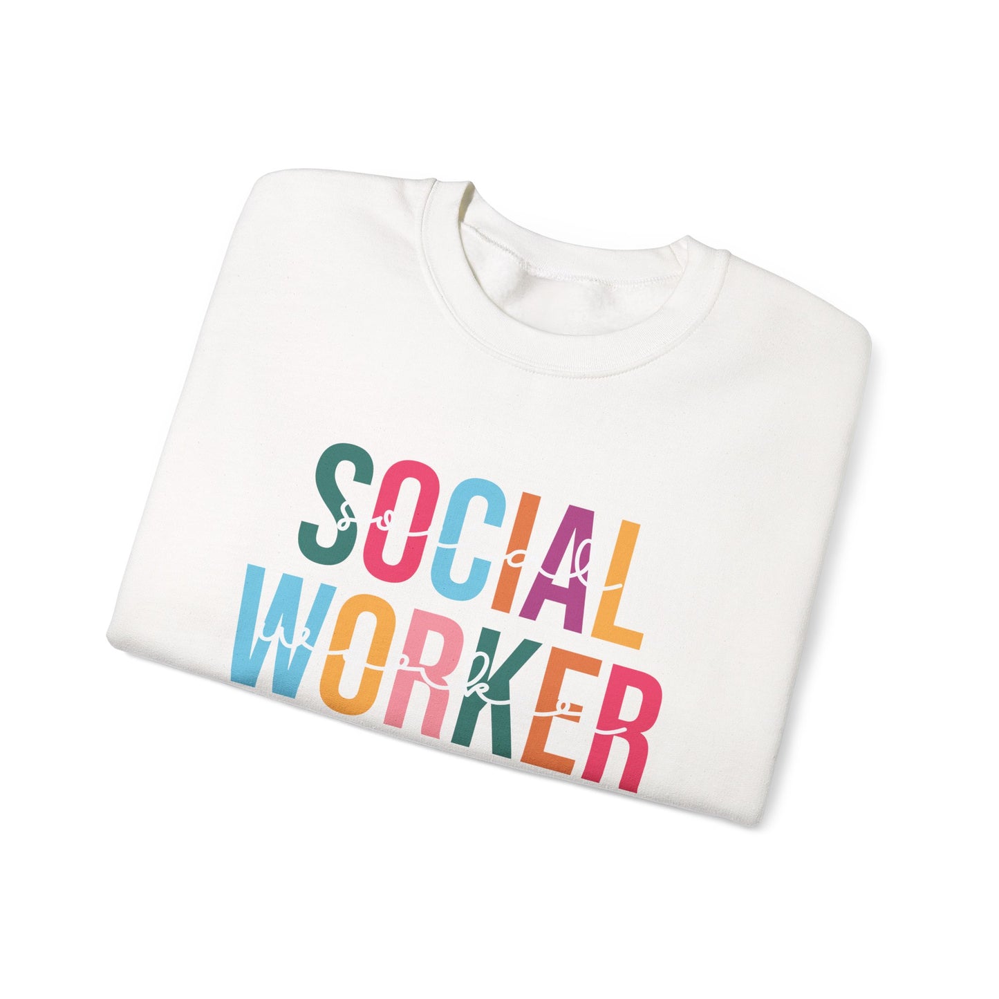 Social Worker Appreciation Crewneck Sweatshirt, Gift for Social Workers, Comfortable Unisex Sweat, Everyday Wear, Inspirational Apparel
