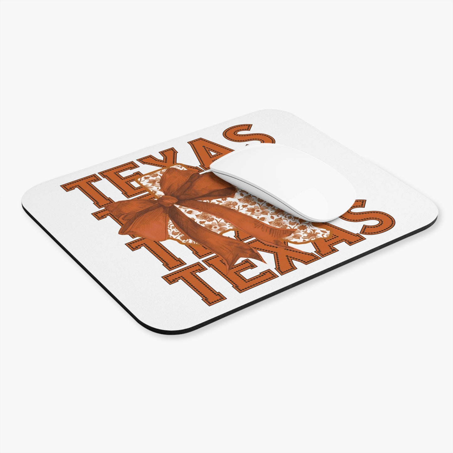 University of Texas Desk Rectangle Mouse Pad, Longhorn College Office Decor, Gaming Accessories, School Gift, UT Austin Desk Pad