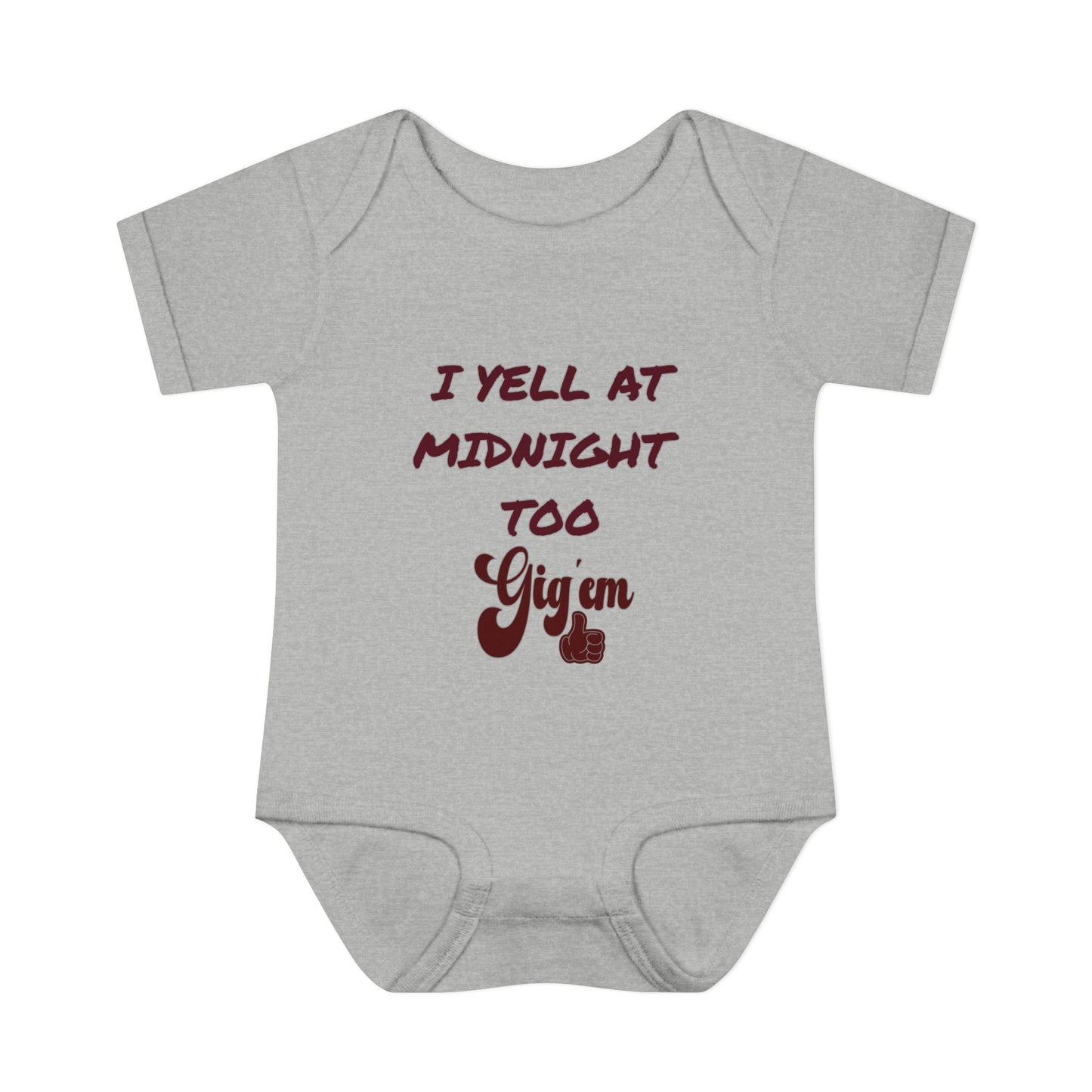 I Yell at Midnight Too Aggies Baby Onesie, Midnight Yeller Baby, Funny Baby Gift, Newborn Outfit, Baby Shower Present, Aggies