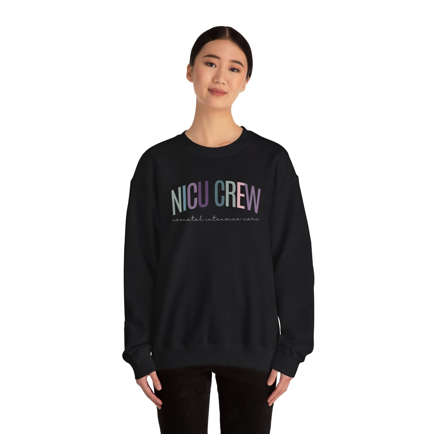 NICU Crew Nurse Crewneck Sweatshirt - Healthcare Worker Gift, Hospital Apparel, Medical Professional Clothing, Nurse Appreciation, RN Gift