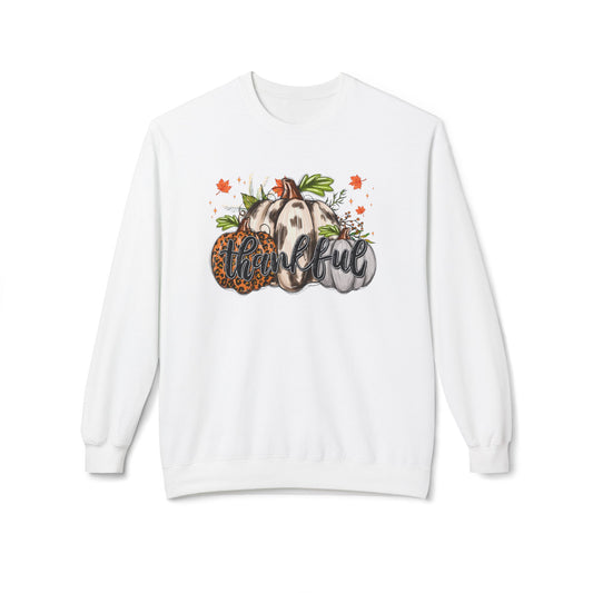 Fall Pumpkin Crewneck Sweatshirt, Thanksgiving, Pumpkin Sweatshirt, Grateful, Thankful, Blessed, Fall Apparel, Friendsgiving, Autumn