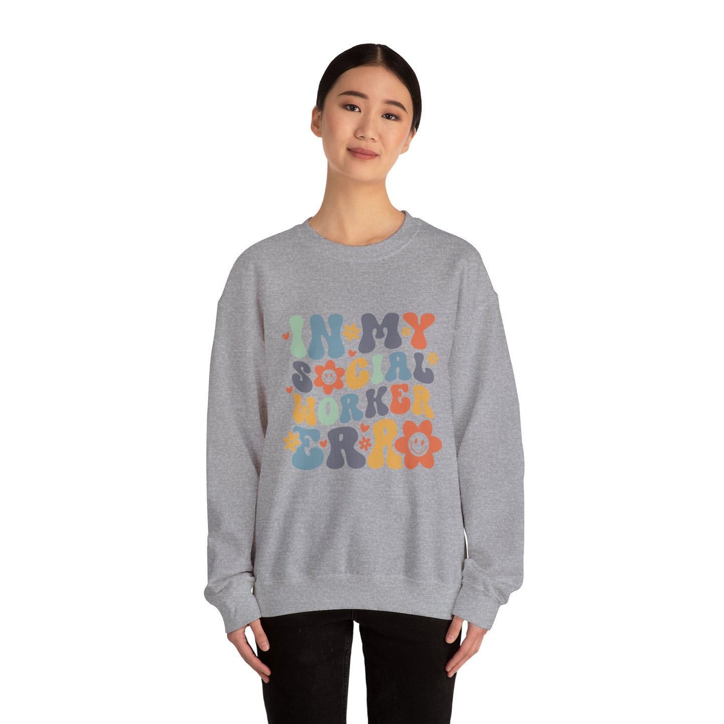 Social Worker Crewneck Sweatshirt, Cozy Gift for Social Workers, Fun Sweatshirt, Fall Wardrobe Essential, Casual Wear, Self-Care Apparel