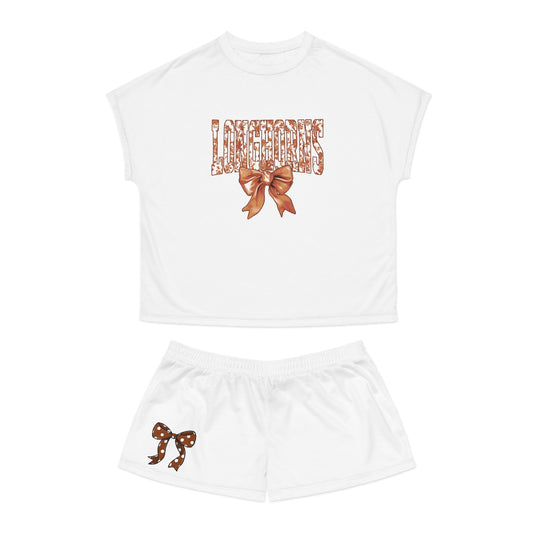 University of Texas pajama set with shorts, Longhorns, Hook Em, Gift for Her, Longhorn Pride, Sleepwear