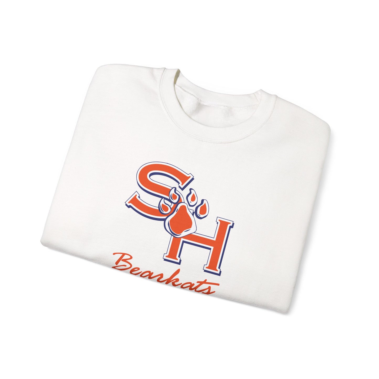 Sam Houston State University Sweatshirt | Bearkat Sleeve Print, Sam Houston State Crewneck | Printed Sleeve Game Day Sweatshirt, Bearkats
