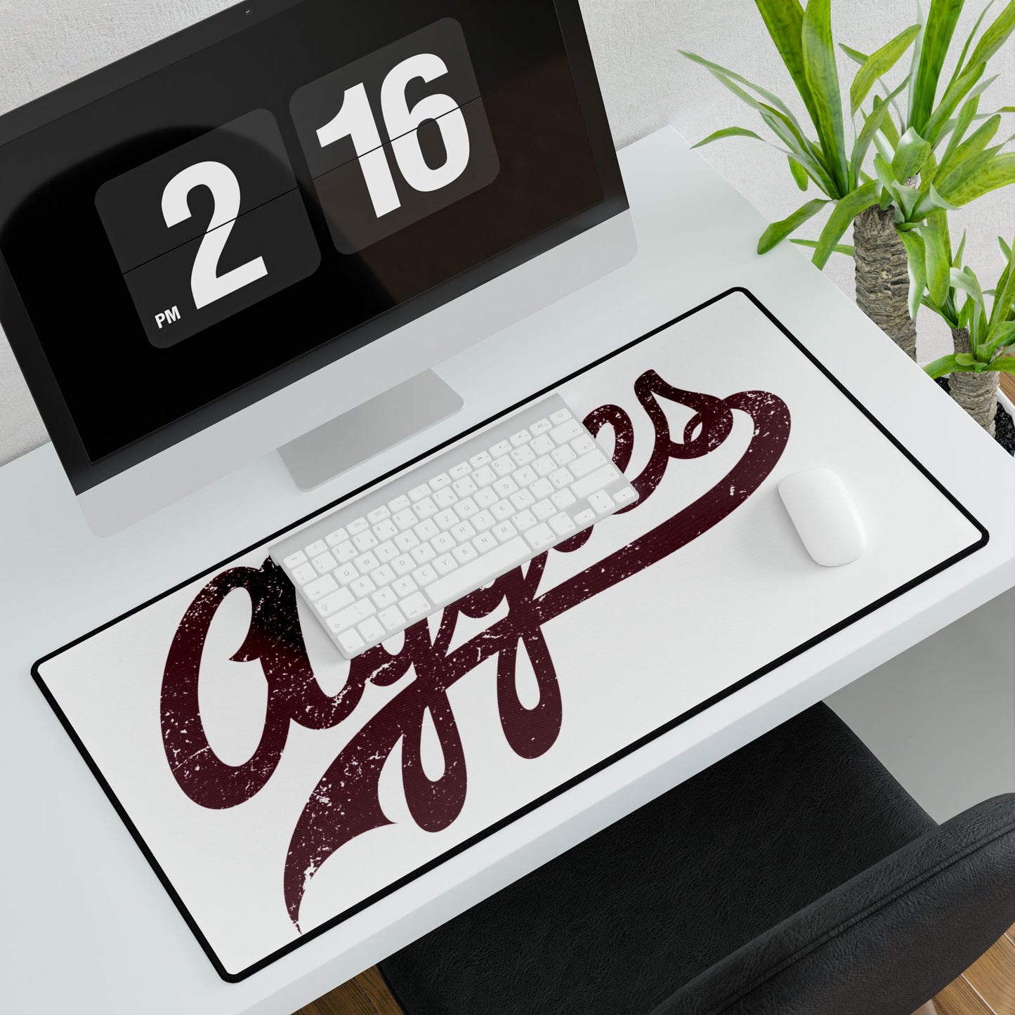 Aggies Themed Desk Mat - Personalized Workspace Decor, Office Accessories, Gifts for Students, Home Office, Unique Desk Pads, Dorm Accessory