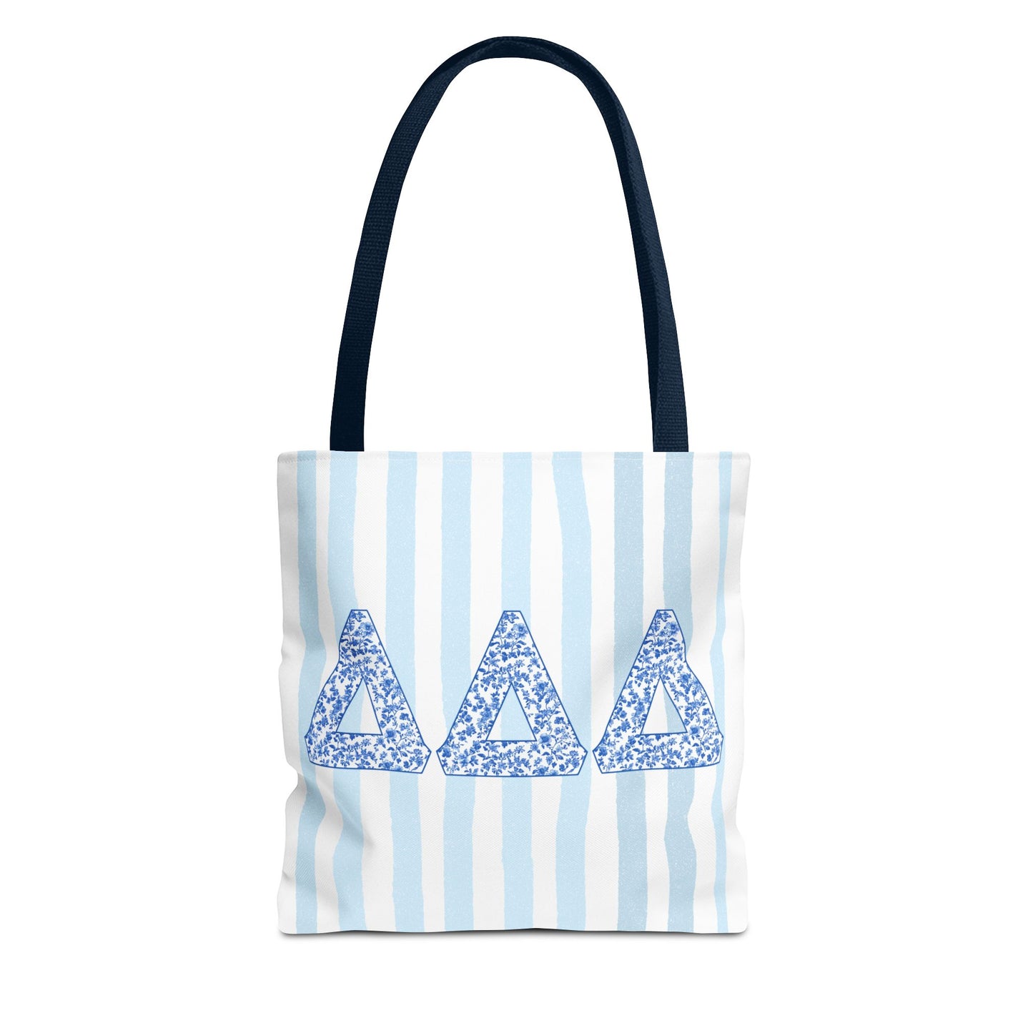 Delta Sorority Style Gift | Floral Sorority Inspired Tote Bag |  Greek Life Bag | Big Little Reveal | Cute Campus Tote, Cute Bid Day Bag