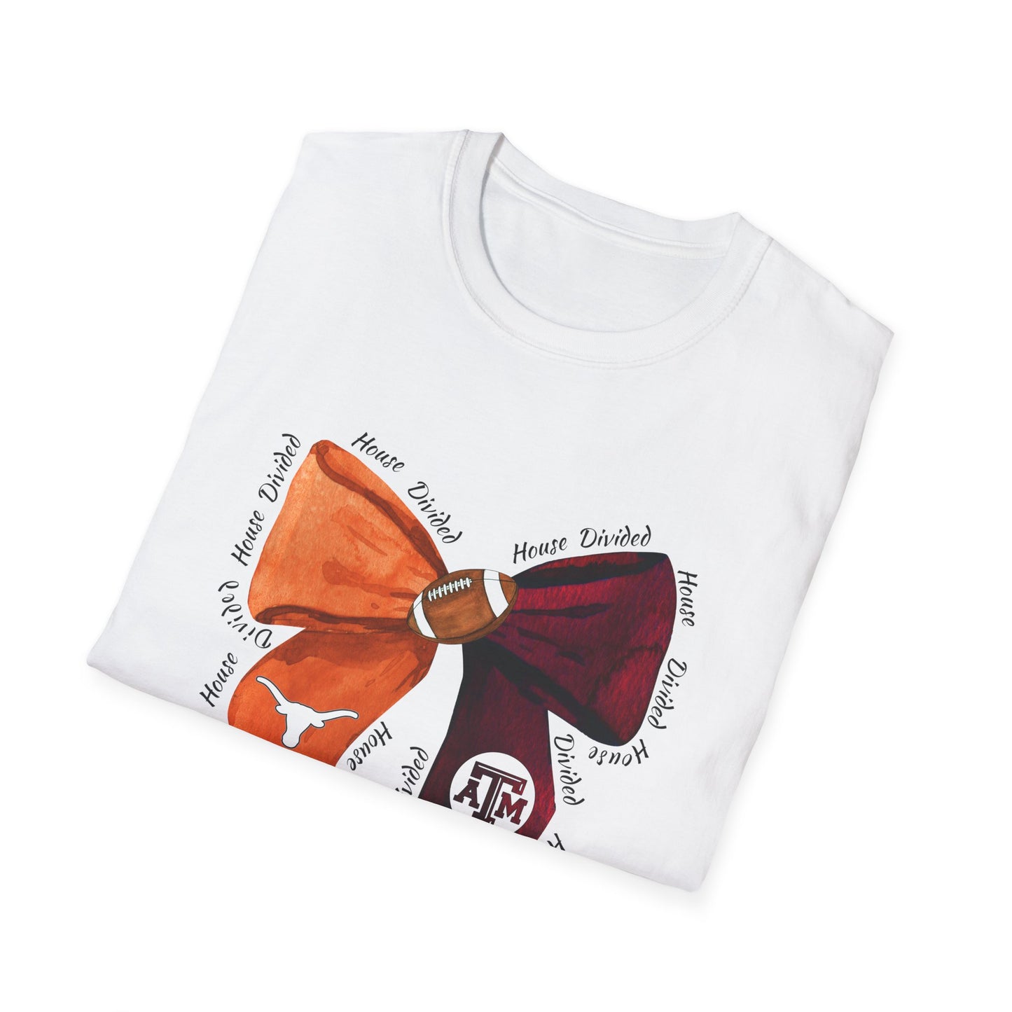 House Divided Longhorns and Aggies T-Shirt, Unisex Graphic Tee, Perfect Gift for Longhorns and Aggies, Casual Wear, Game Day gear