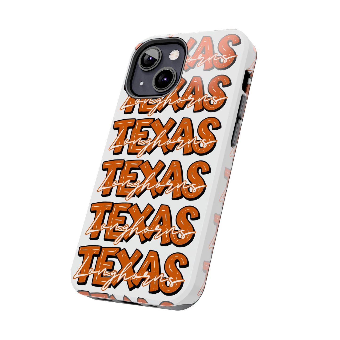 Texas Longhorn Tough Phone Case, Durable iPhone Cover for Texas Lovers, Unique Gift for Graduates, College Students, Southern Pride