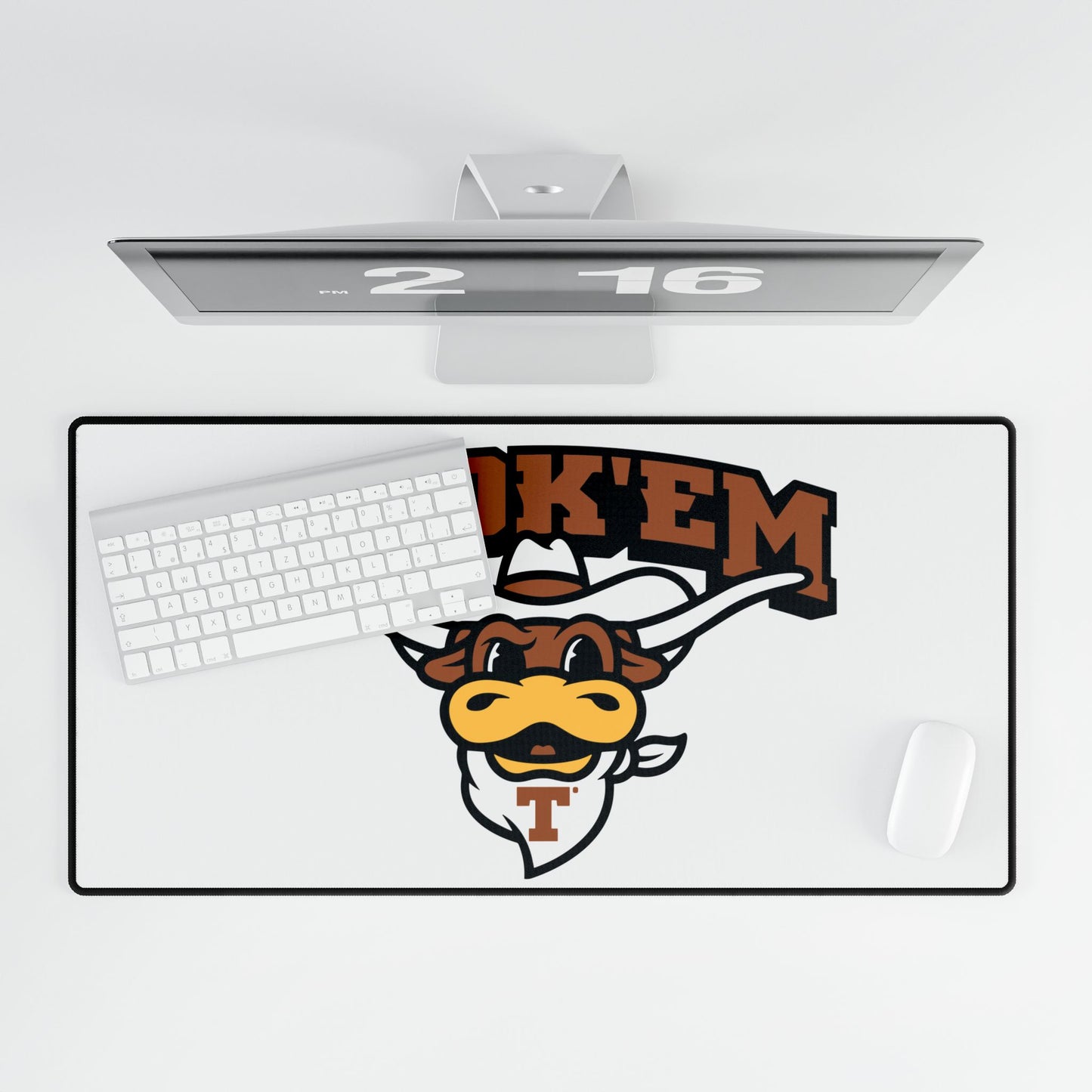University of Texas Themed Desk Mat - Personalized Workspace Decor, Office Accessories, Gifts for Students, Home Office, Unique Desk Pads