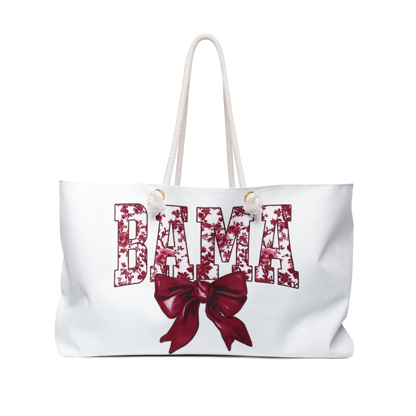 Stylish Alabama Weekender Bag | Perfect for Travel, Sports Events, Gym, Beach Days, Gifts, Sorority Gifts, College Essentials