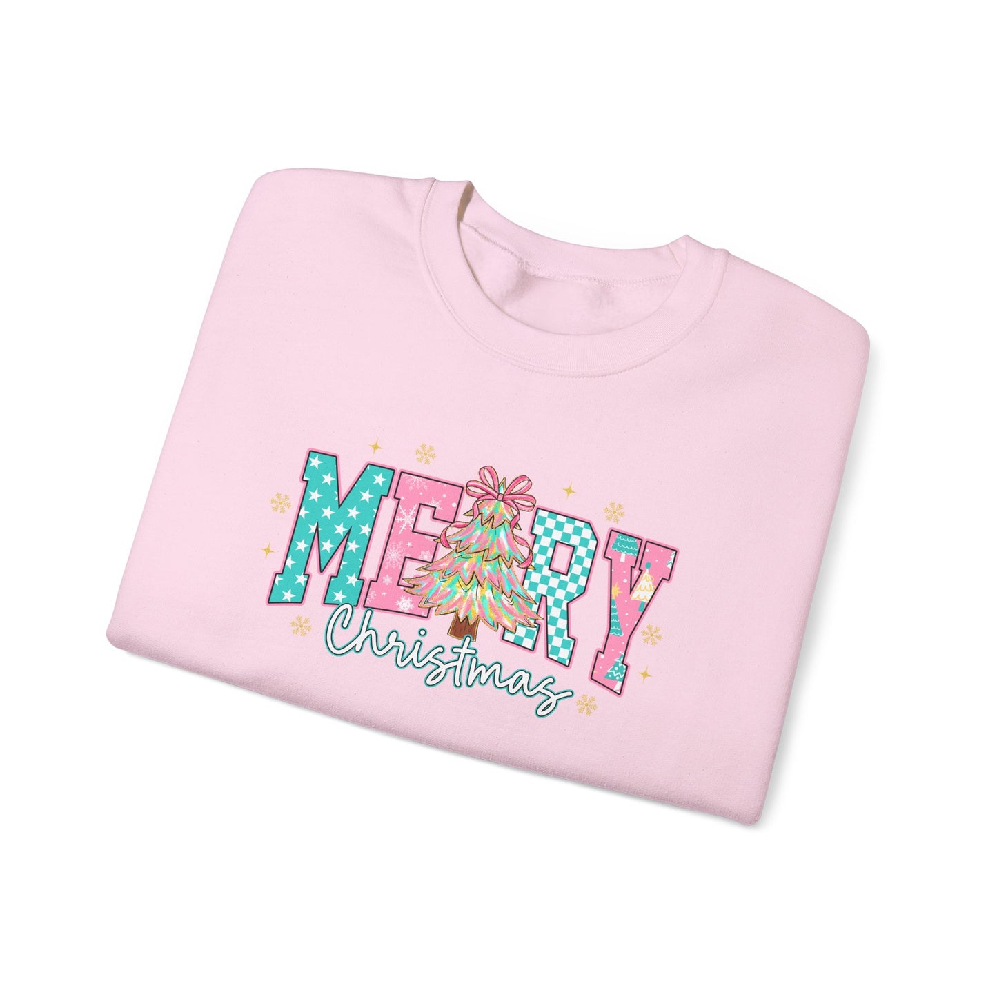 Christmas Crewneck Sweatshirt, Holiday Sweatshirt, Merry Christmas, Xmas Pullover, Festive Sweater Gift