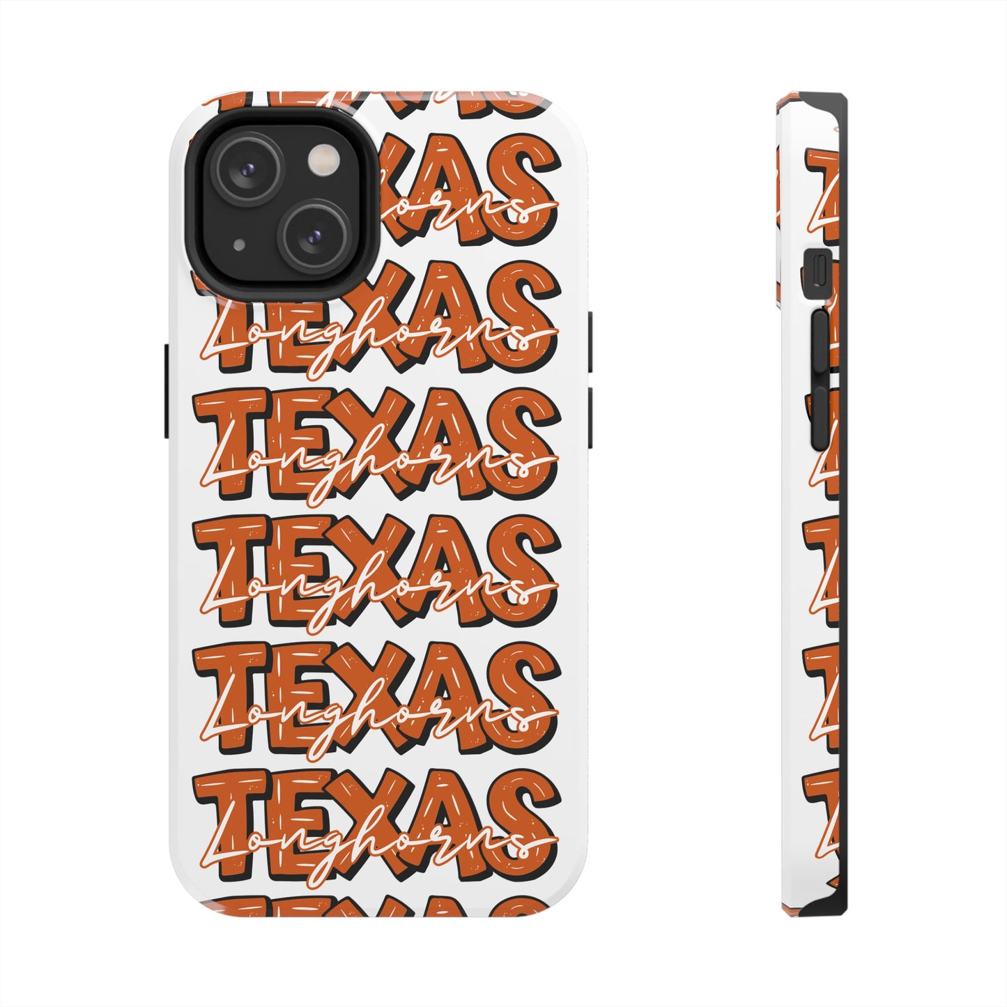 Texas Longhorn Tough Phone Case, Durable iPhone Cover for Texas Lovers, Unique Gift for Graduates, College Students, Southern Pride