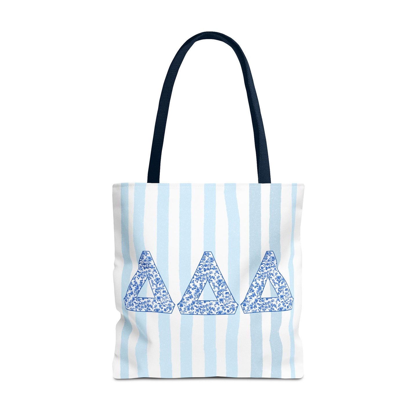 Delta Sorority Style Gift | Floral Sorority Inspired Tote Bag |  Greek Life Bag | Big Little Reveal | Cute Campus Tote, Cute Bid Day Bag