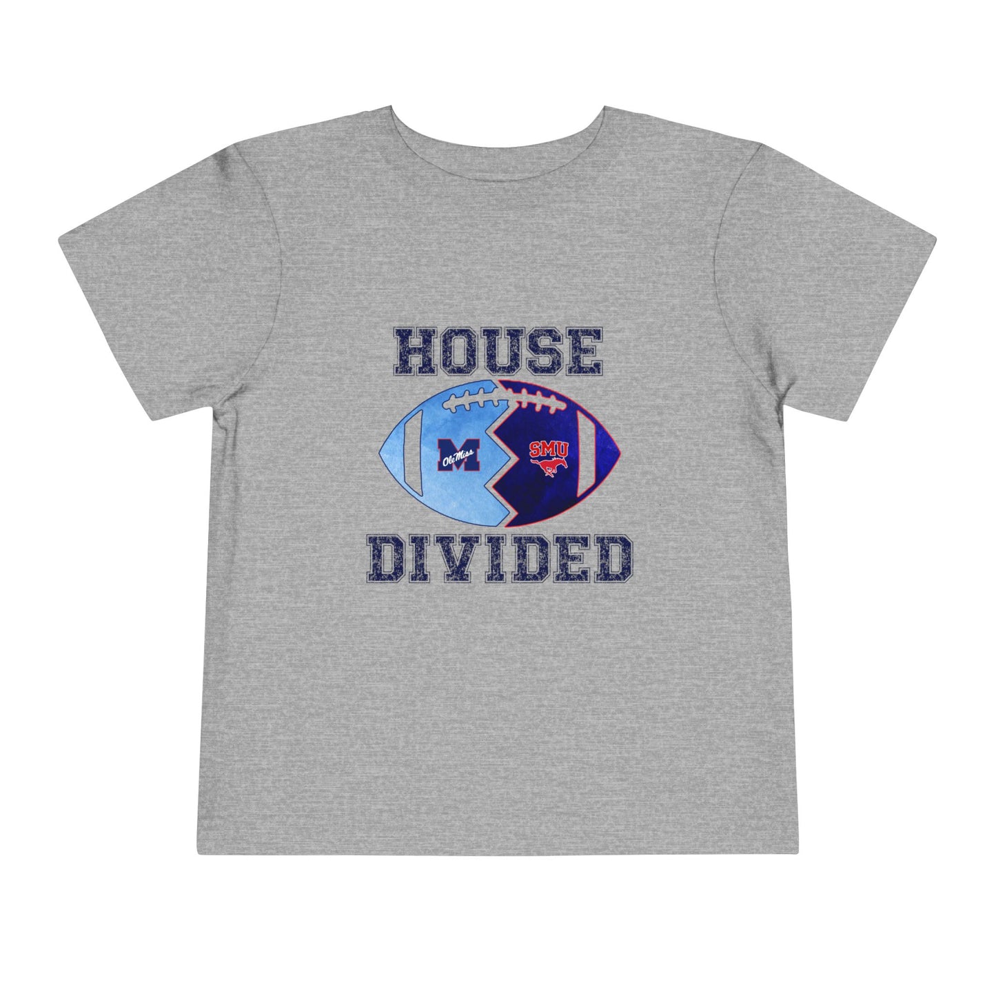 House Divided Toddler Shirt | Football Tee | Mixed College Family Shirt | Cute Game Day Outfit for Kids