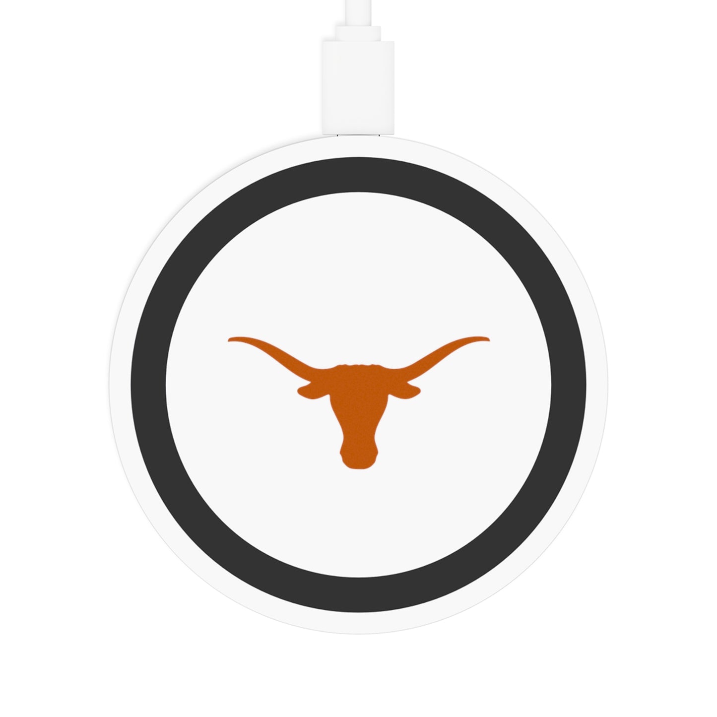 University of Texas Longhorns Wireless Charging Pad, Desk Organizer, Office Tech Accessory, Gift for College Student, Dorm Accessory