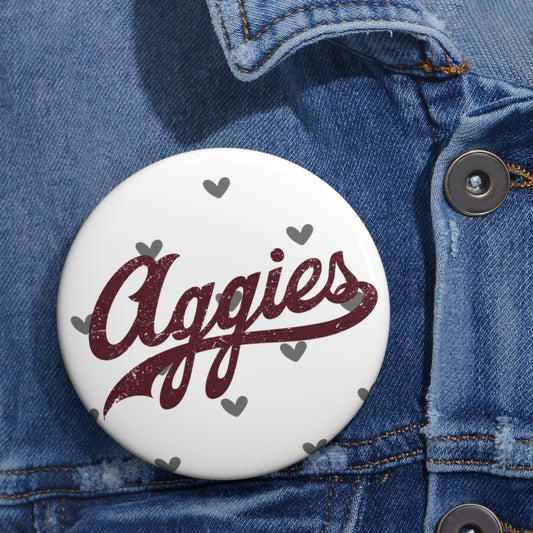 Texas Love Game Day Pin | Aggie Game Day Accessory | Aggie Game Day Pin | Aggie Spirit Wear, Game Day Pin