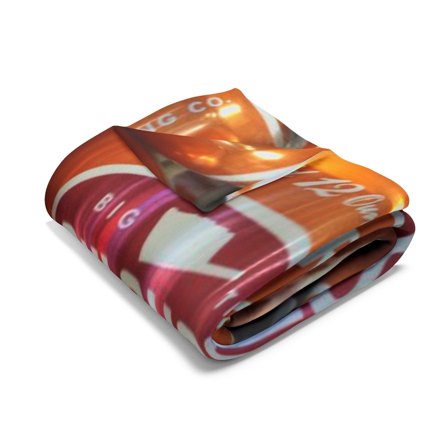 Fun Arctic Fleece Blanket - Oklahoma Suks Beer Design, Cozy Home Decor, Gift for Beer Lovers, Picnic Blanket, Outdoor Lounge