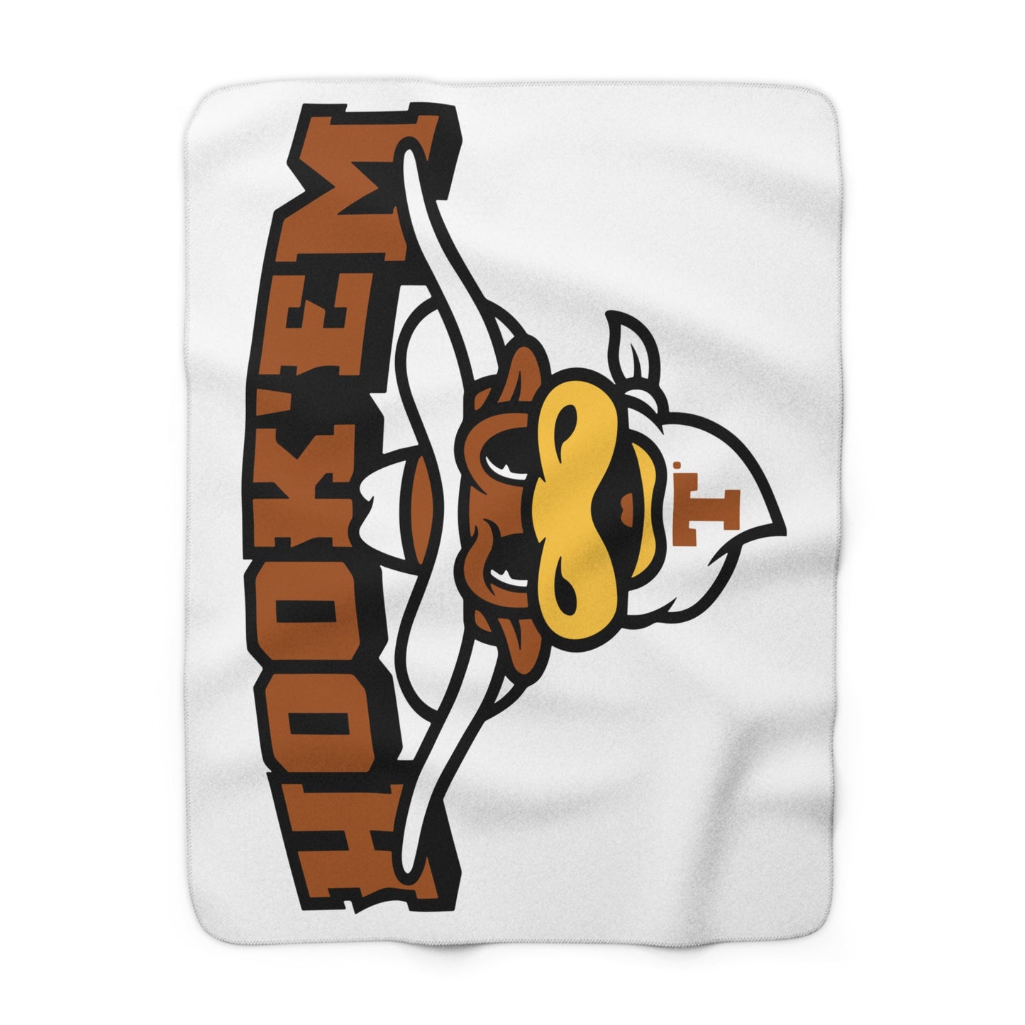 Texas Inspired Sherpa Blanket | Cozy Game Day Throw | Texas Spirit Gift