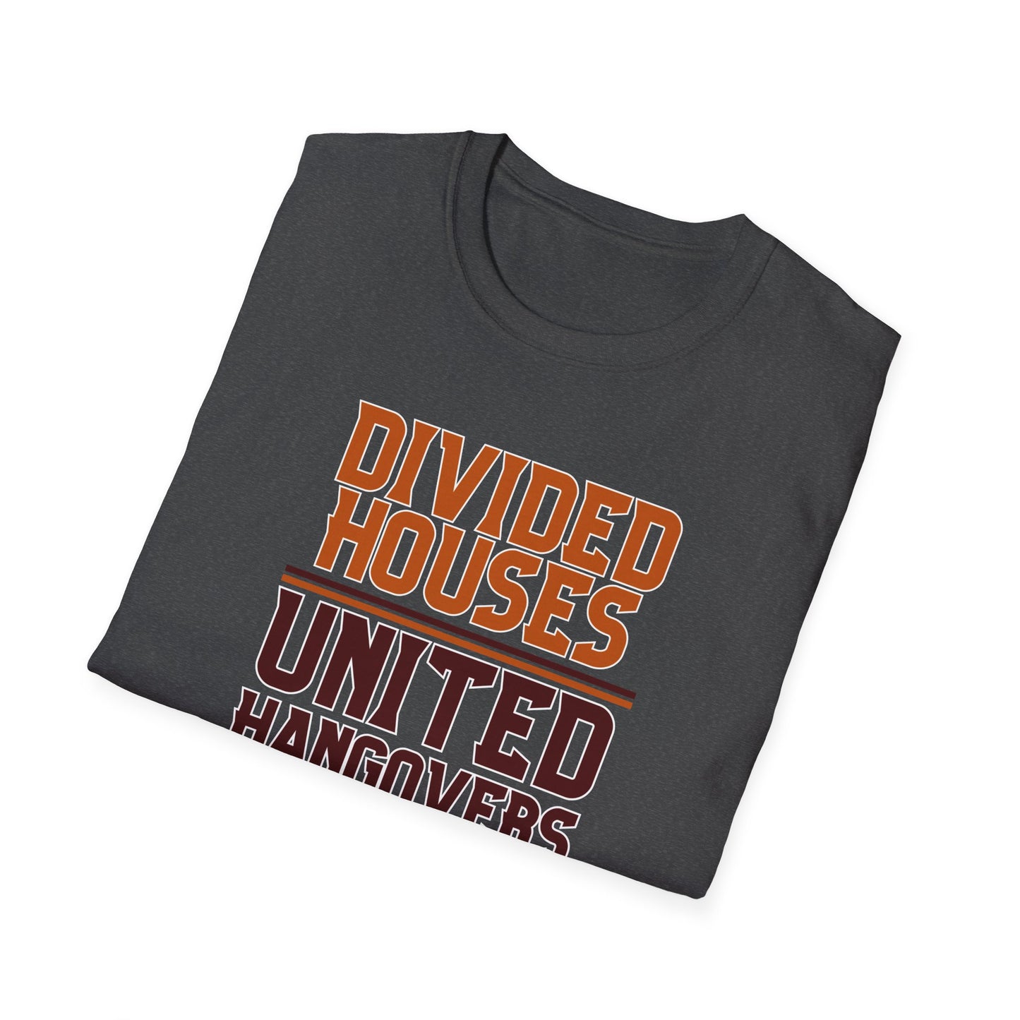 Divided Houses United Hangovers Texas Rivalry T-Shirt, Perfect for Longhorns and Aggies, Lonestar Showdown, House Divided