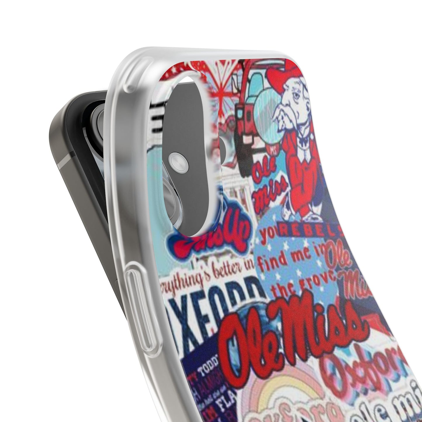 Ole Miss Pride Flexi Cases - Trendy Phone Cover for Fans, College Gear, Stylish Protection, Gift for Students, School Spirit Accessories