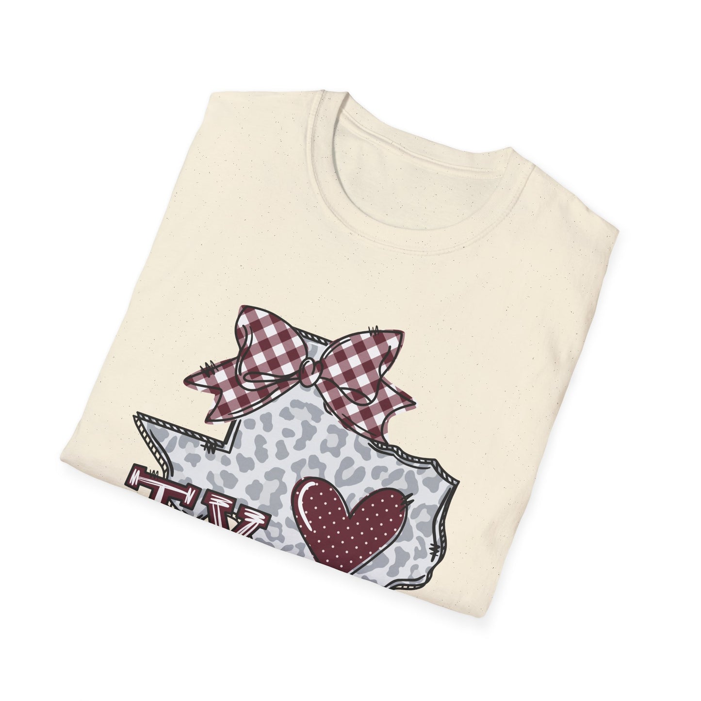 Aggies, Texas State Love Softstyle T-Shirt, Unisex Graphic Tee, Perfect Gift for Texans