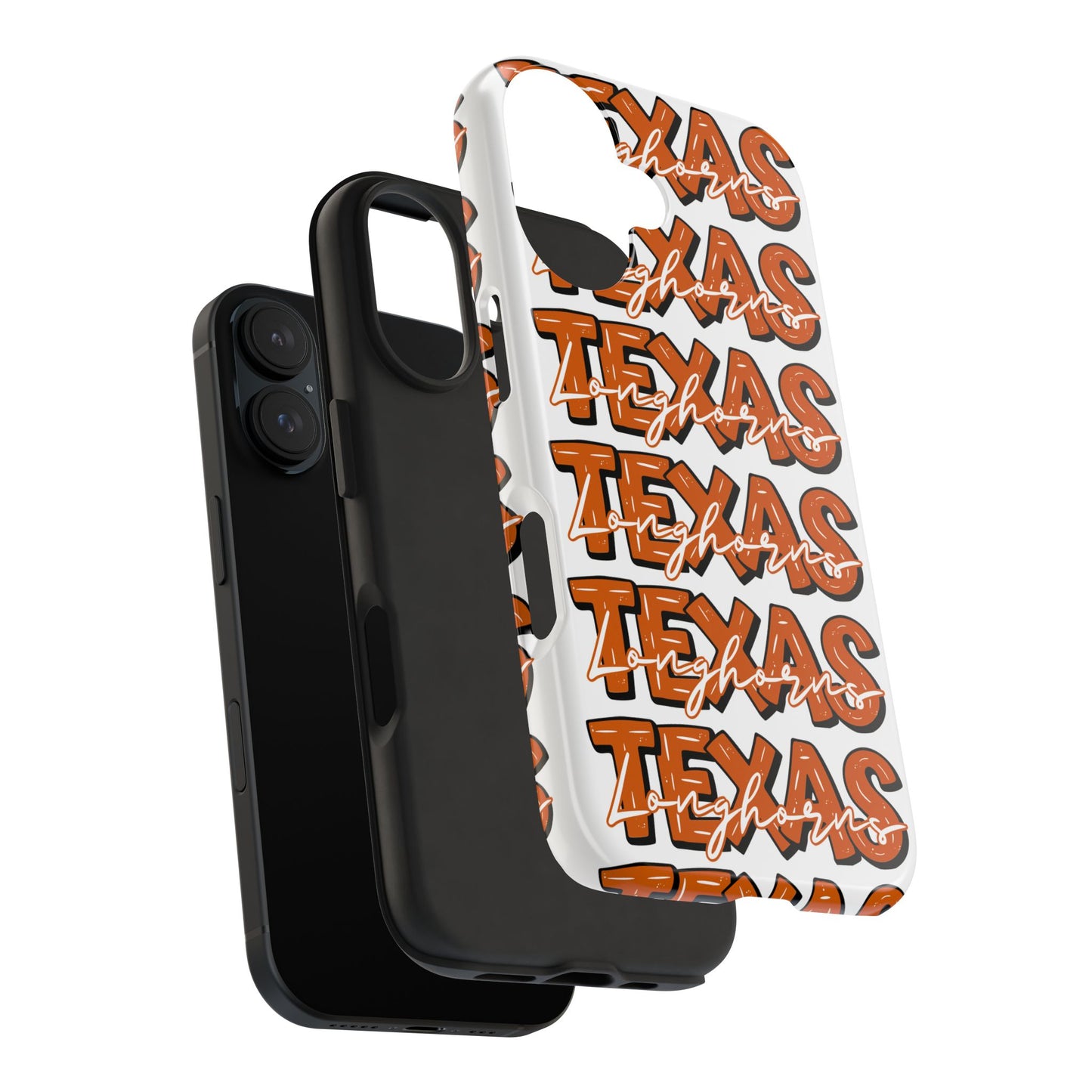 Texas Longhorn Tough Phone Case, Durable iPhone Cover for Texas Lovers, Unique Gift for Graduates, College Students, Southern Pride