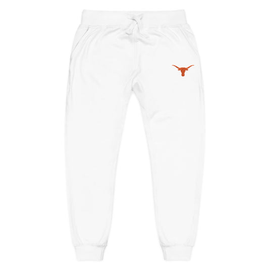 Embroidered Texas Unisex Fleece Sweatpants | Texas Game Day Loungewear | Matching Crewneck Sold Separately