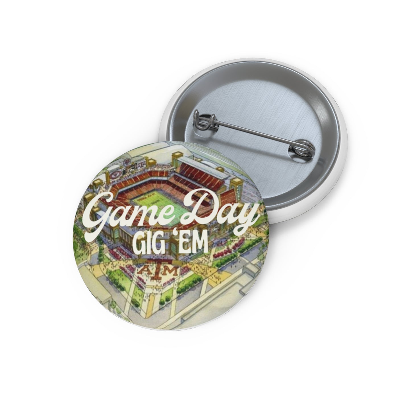 Aggies Game Day Pin | Aggie Game Day Accessory | Aggie Game Day Pin | Aggie Spirit Wear, Game Day Pin, Button