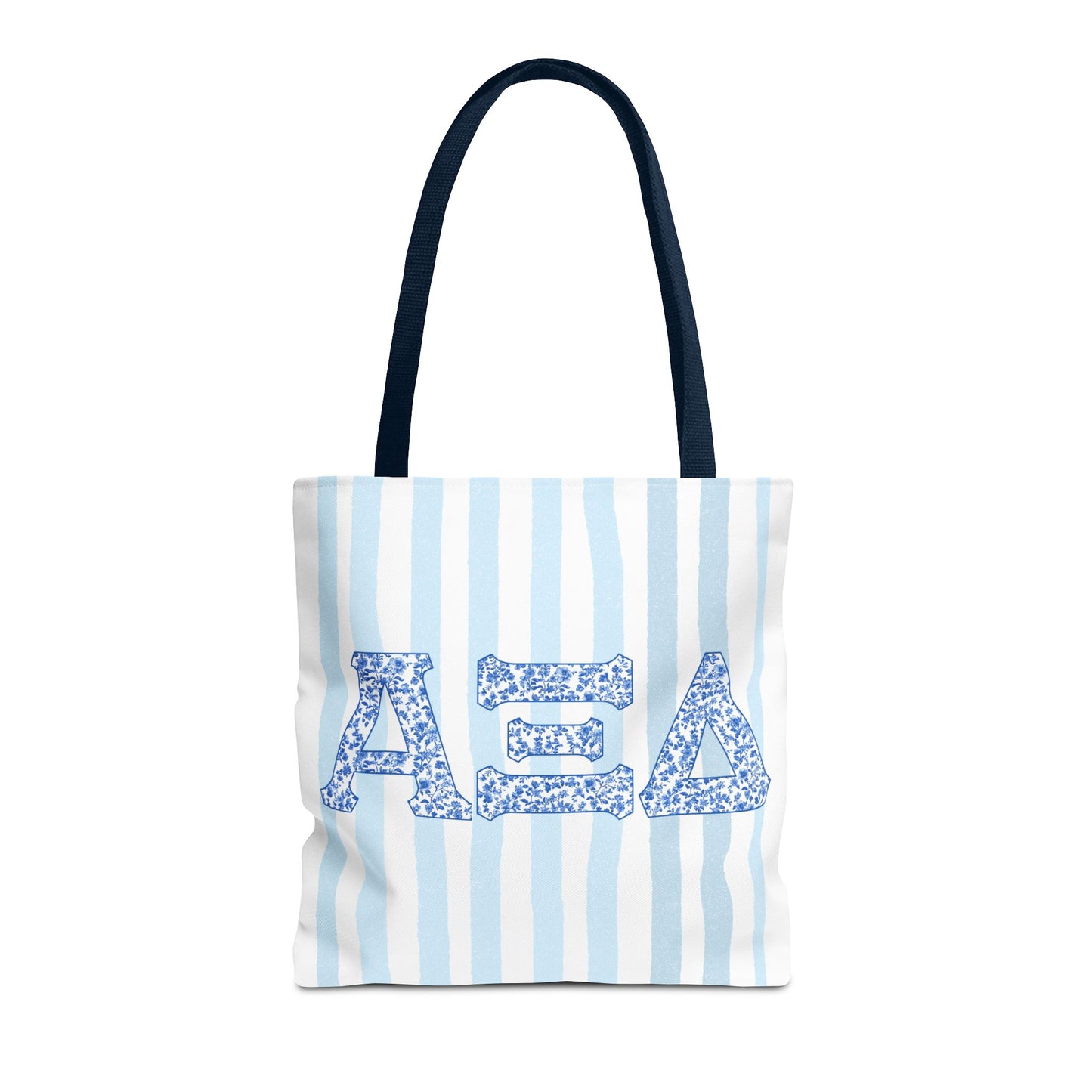 A Xi Style Gift | Floral Sorority Inspired Tote Bag | Greek Life Bag | Big Little Reveal | Cute Campus Tote, Cute Bid Day Bag