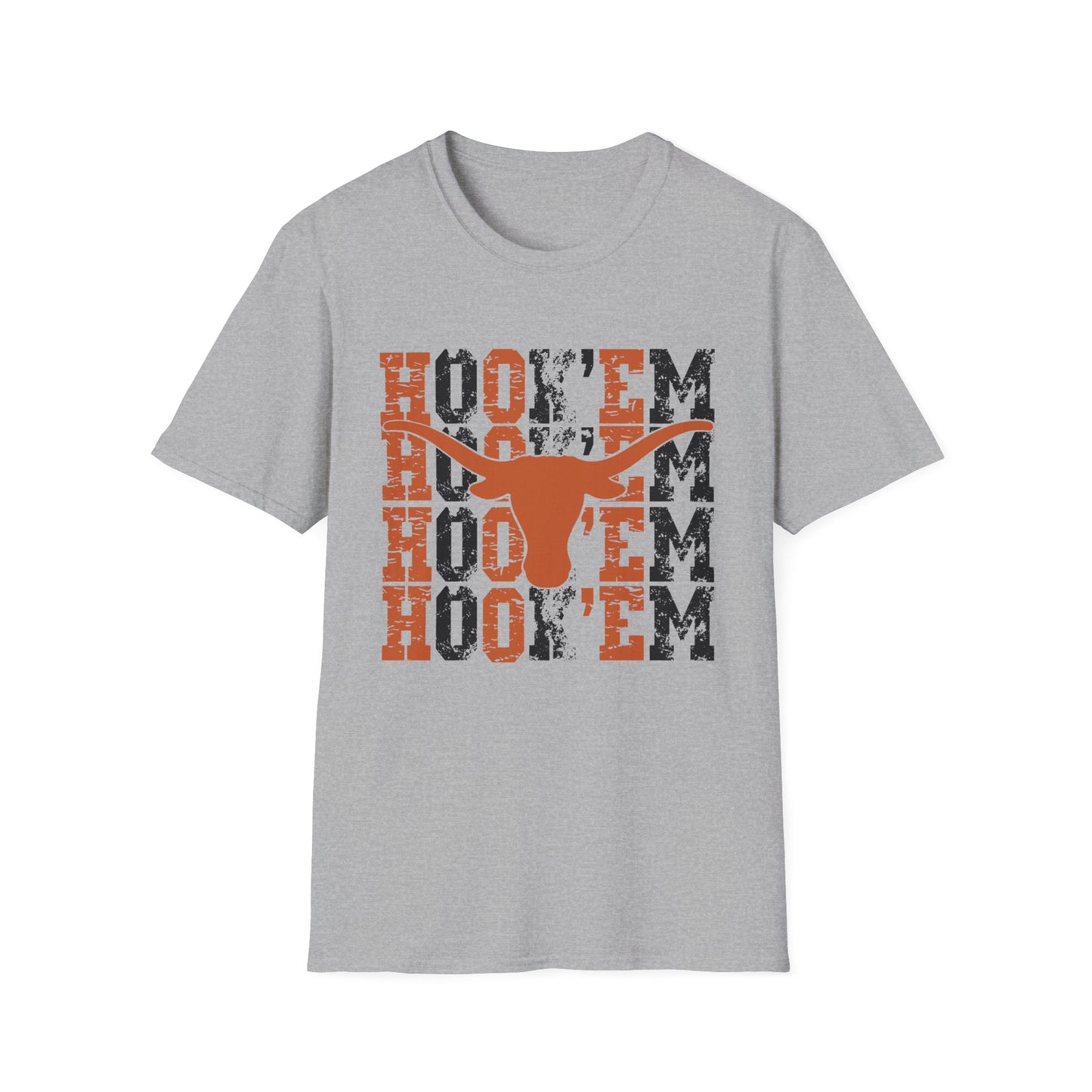 Game Day Spirit Shirt | Burnt Orange & White Football Tee | Texas Pride Graphic Tee | Southern Tailgate Shirt | Texas Tee